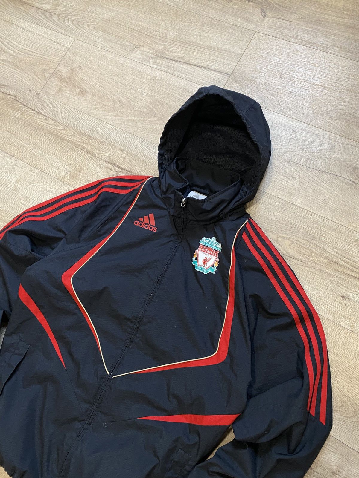 Adidas Vintage Liverpool FC Adidas Jacket 2008/09 Carlsberg Logo Size US L / EU 52-54 / 3 - 3 Thumbnail