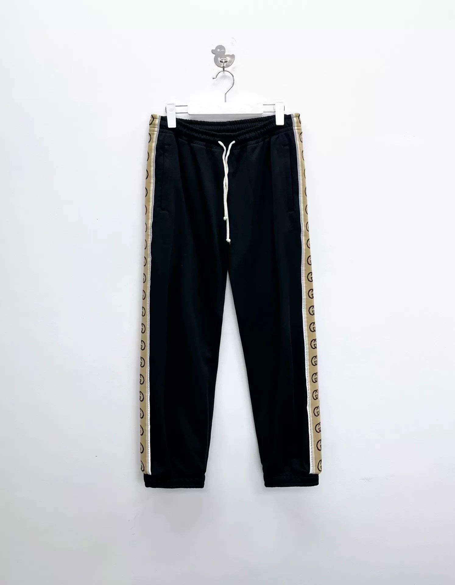 Gucci gucci black double g tech fabric pants Size US 28 / EU 44 - 1 Thumbnail