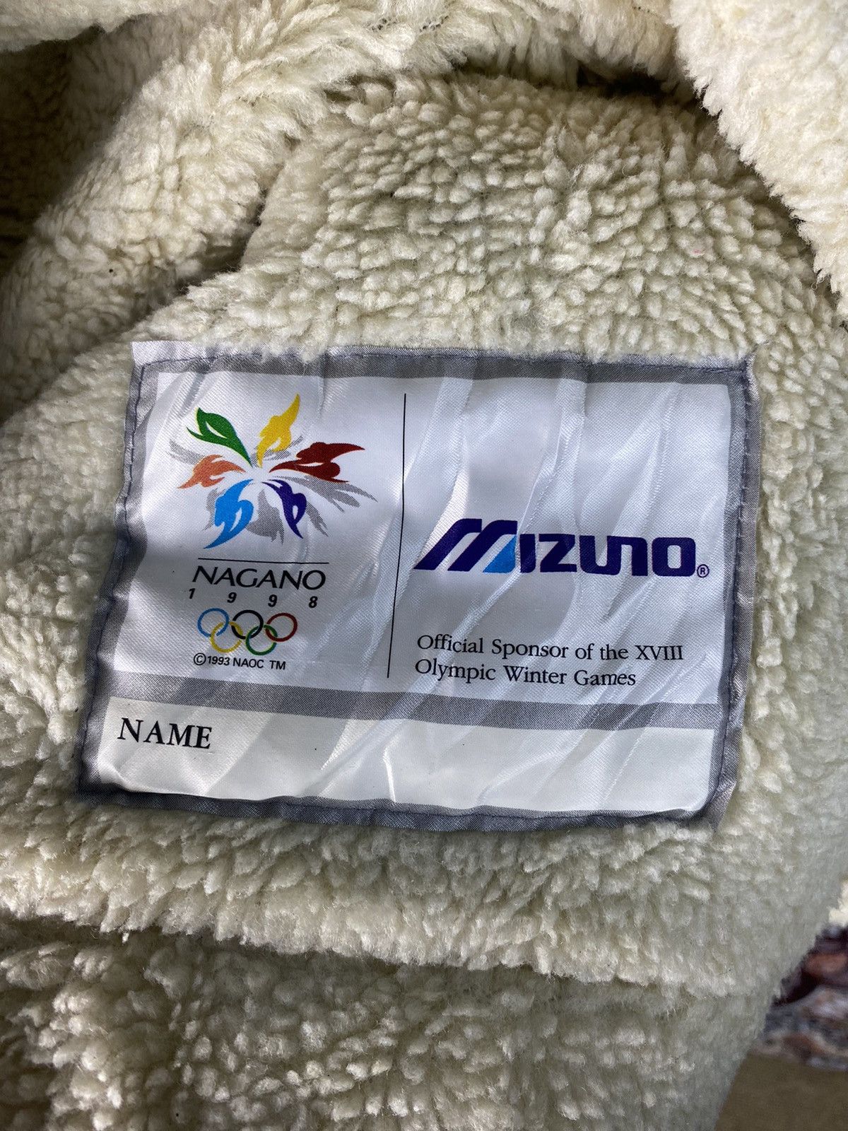Mizuno 90s Mizuno Nagano Japan Olympic Team Sherpa Jacket Size US M / EU 48-50 / 2 - 13 Thumbnail