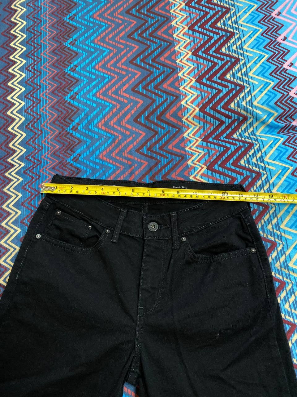 Levi's Black jeans vintage Y2K Levi's Classic Rise Slim streetwear Size 27" / US 4 / IT 40 - 13 Thumbnail