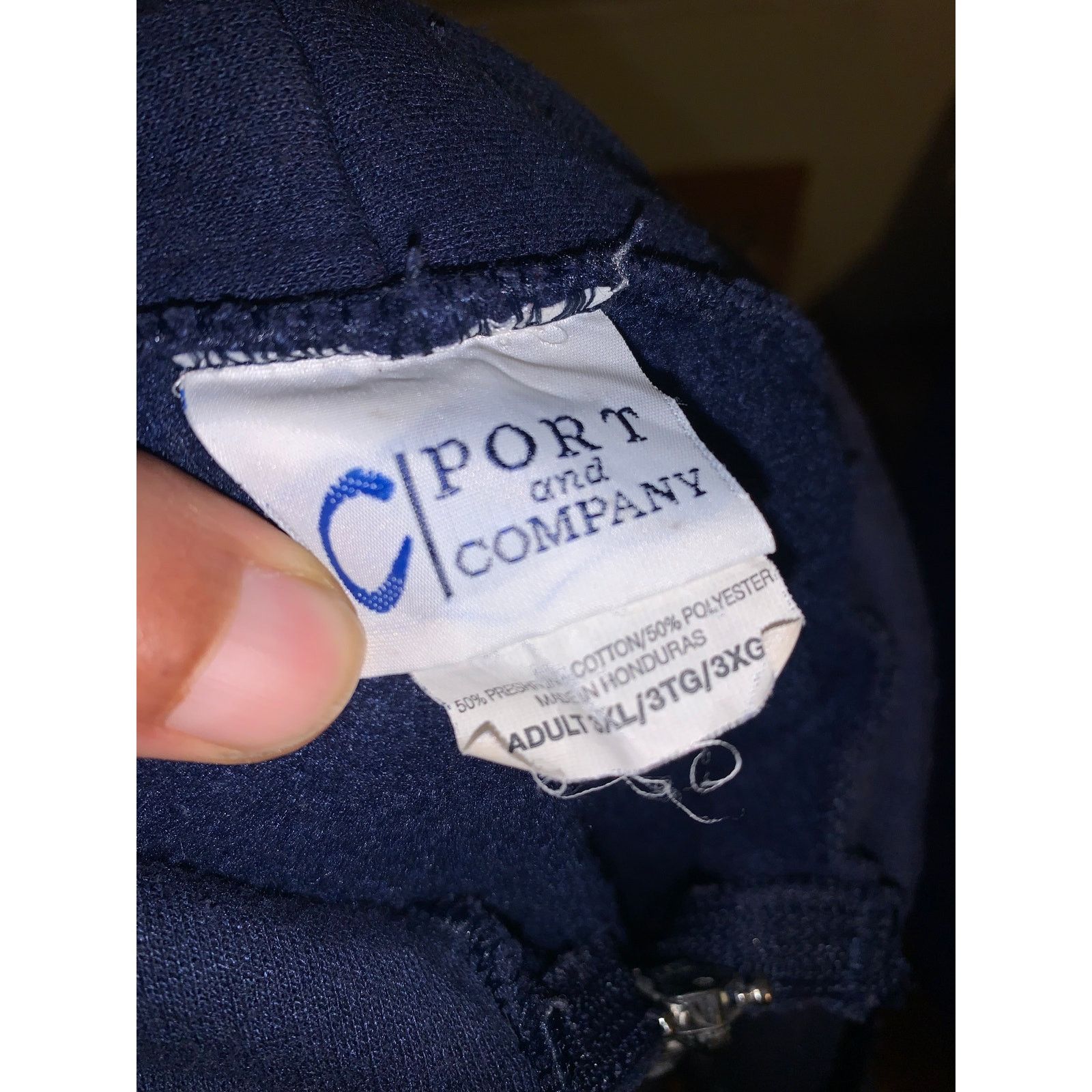 Port & Company × Vintage Distressed Sun Faded Piper Trucking Zip Hoodie Navy Blue 3XL Size US XXL / EU 58 / 5 - 4 Thumbnail