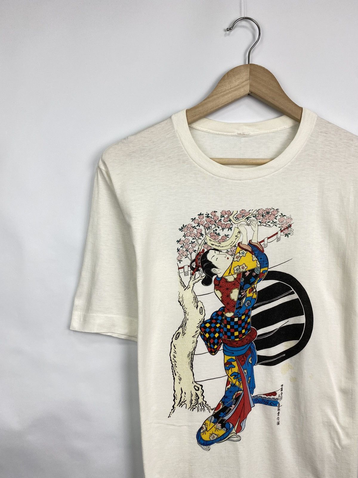 Japanese Brand 🇯🇵🥷 Vintage 80s Geisha Samurai Ninjas Japan style r-shirt Y2K Size US M / EU 48-50 / 2 - 2 Thumbnail