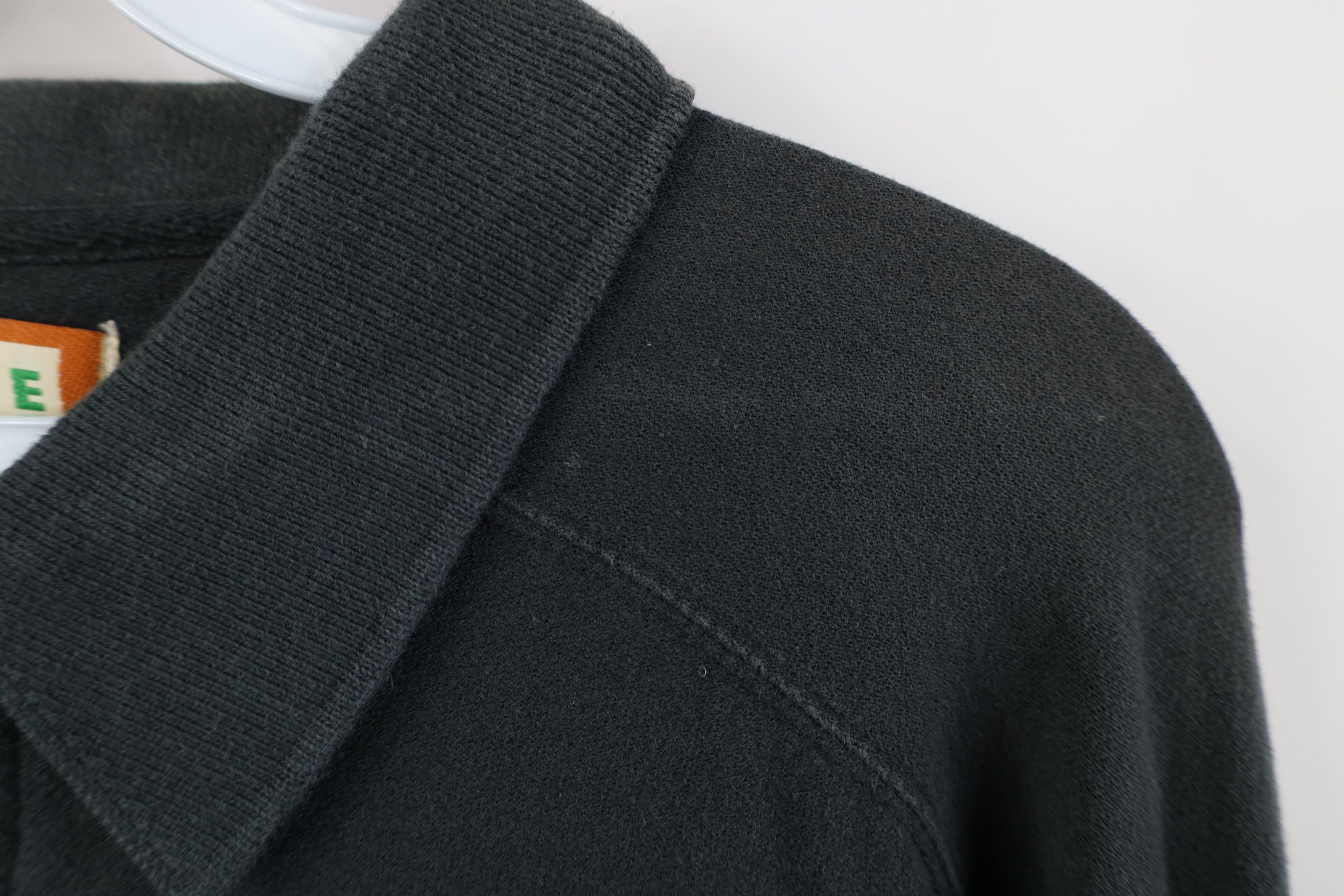 Vintage Vintage 90s Streetwear Fit Long Sleeve Rugby Polo Black Size US XL / EU 56 / 4 - 5 Thumbnail