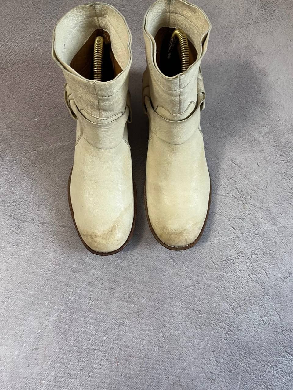 If Six Was Nine Vintage Italian As 98 Guidi style Faded Biker High Boots Size US 7.5 / IT 37.5 - 8 Thumbnail