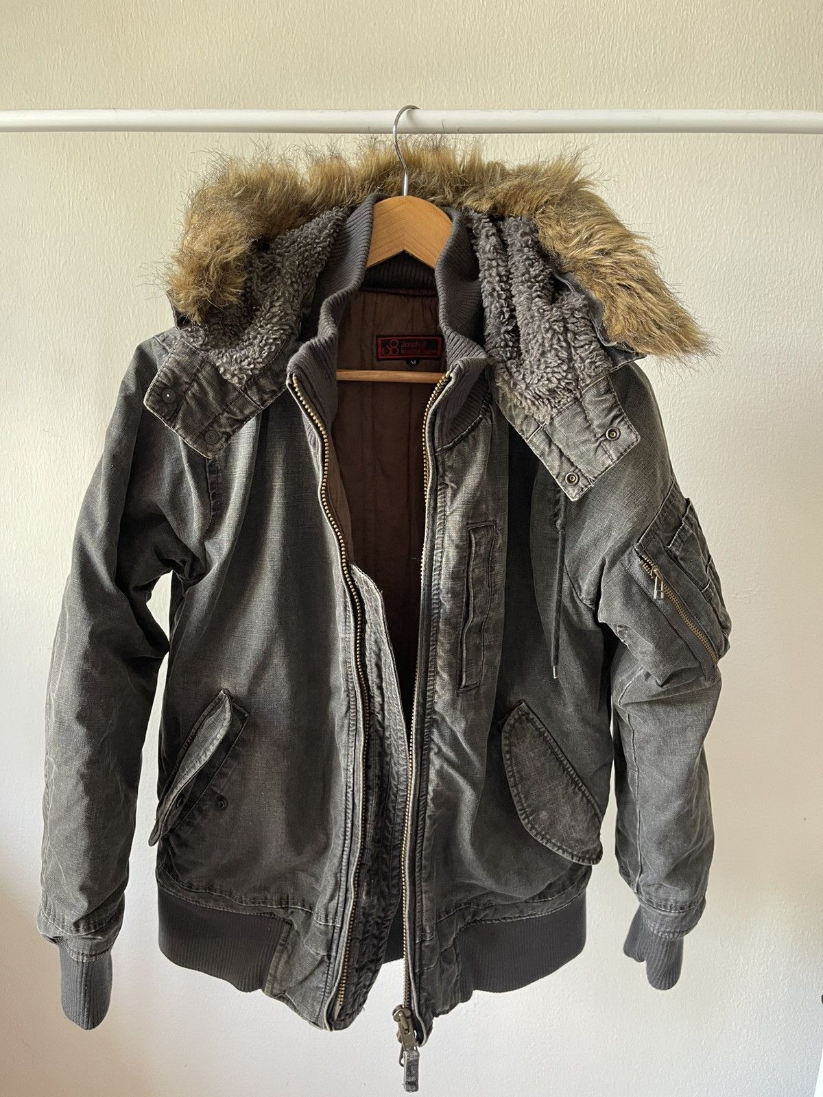 If Six Was Nine 2000s Johnbull Kojima Bomber With Fur Jacket Size US M / EU 48-50 / 2 - 7 Thumbnail