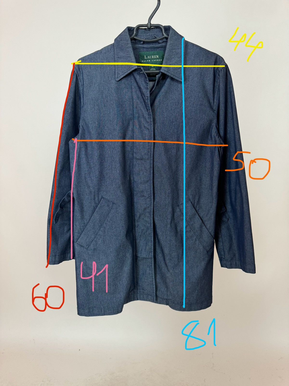 Ralph Lauren LAUREN Ralph Lauren Denim Trench Unlined Coat Womens Size S Size S / US 4 / IT 40 - 12 Thumbnail