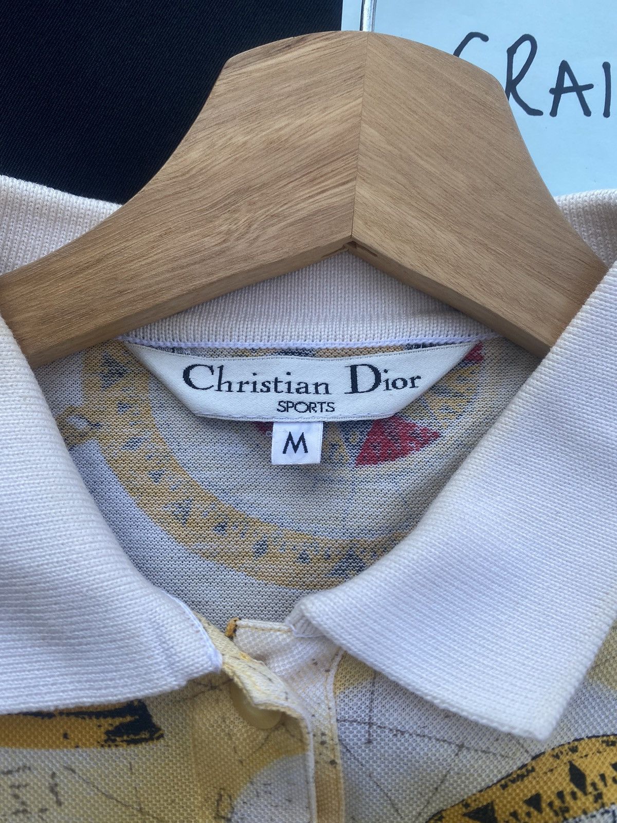 Christian Dior Monsieur Rare Vintage Christian Dior Full Prints Polo Shirt Size US S / EU 44-46 / 1 - 9 Thumbnail
