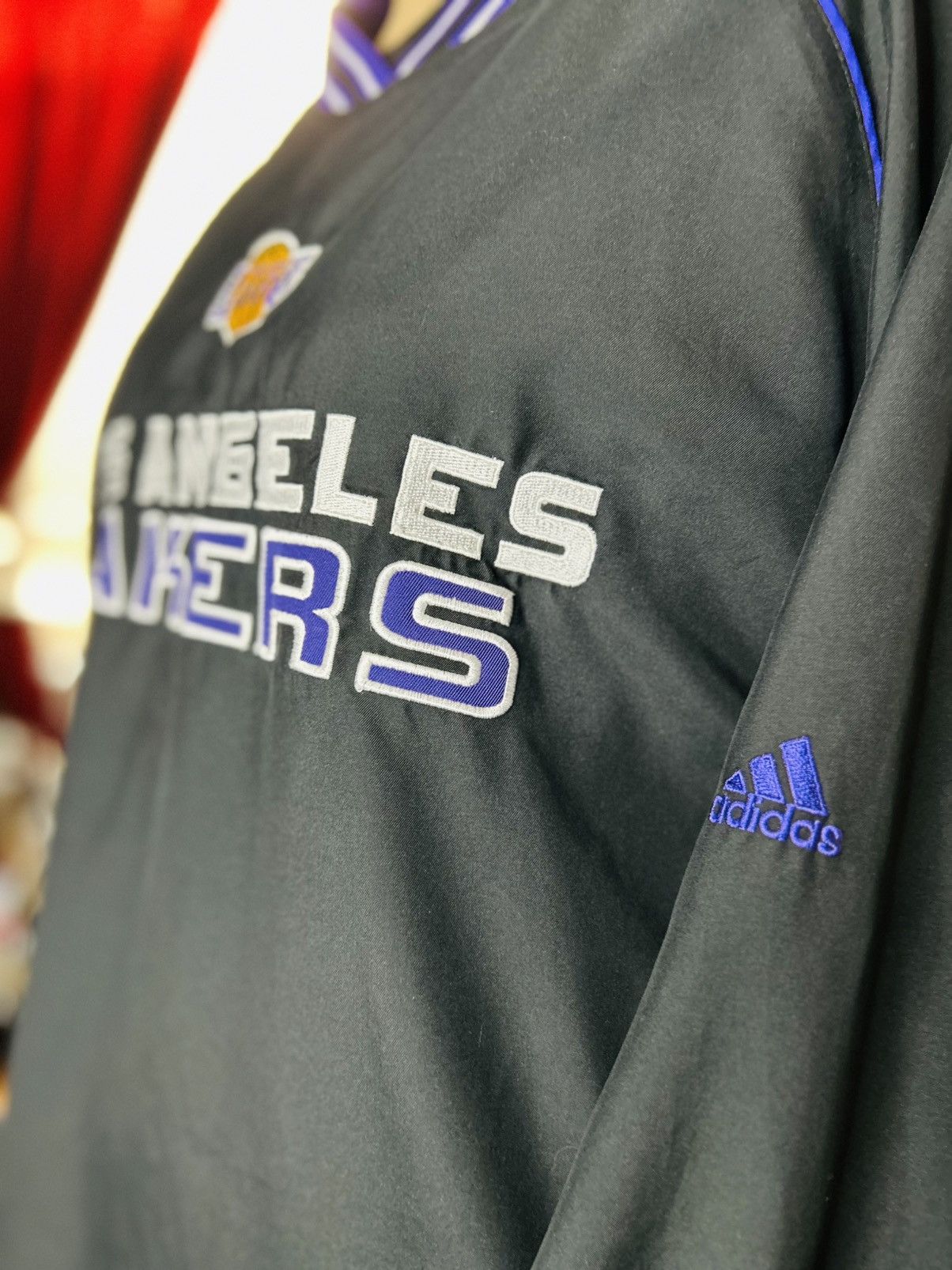 Adidas Adidas VTG LA Los Angeles LakersPractice Pullover Size M Size US M / EU 48-50 / 2 - 3 Thumbnail