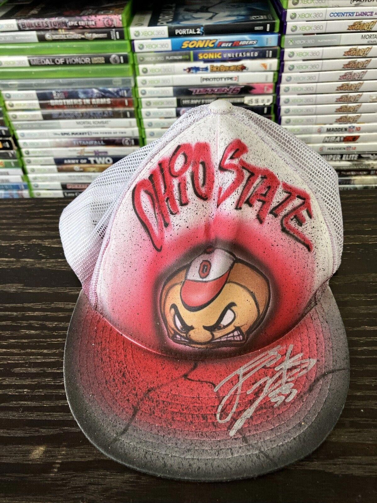 Designer James Laurinaitis - Airbrushed OSU Hat - Auto Size ONE SIZE - 1 Thumbnail