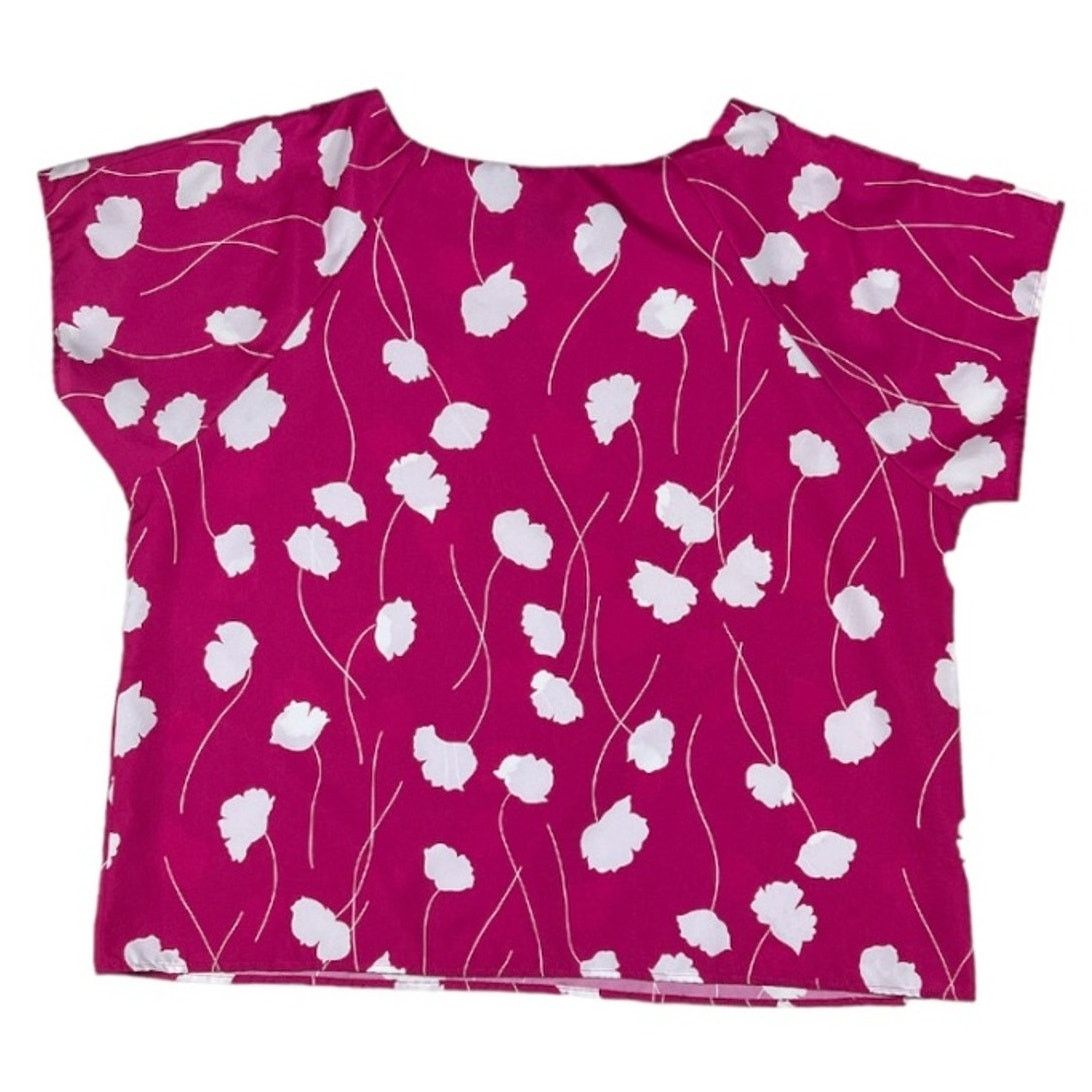 NBDN Nobrandedon Society Hill Floral Top in Pink/White | Size XL Size XL / US 12-14 / IT 48-50 - 2 Thumbnail