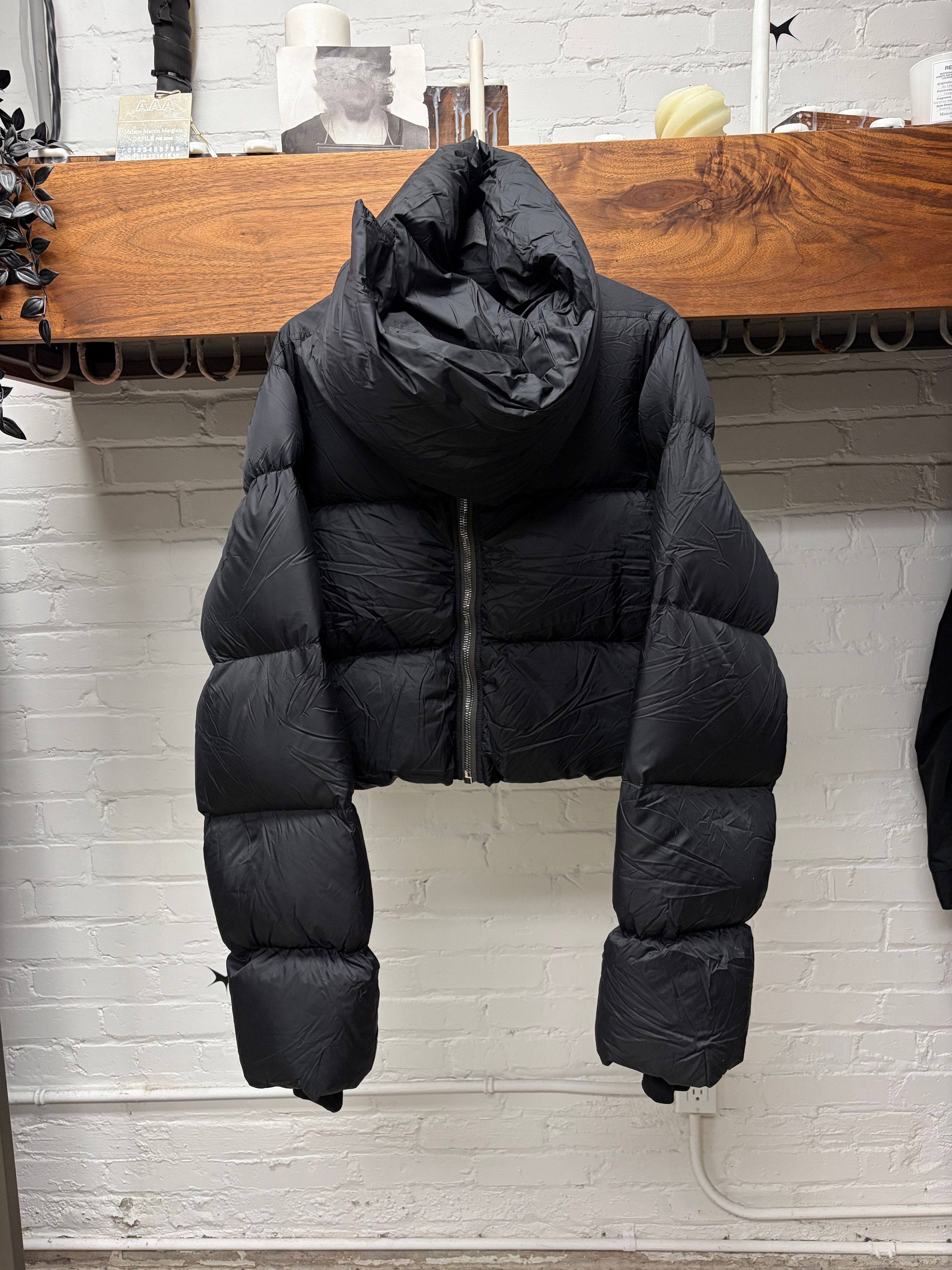 Rick Owens RICK OWENS A/W 18 SISYPHUS CROPPED DOWN PUFFER JACKET