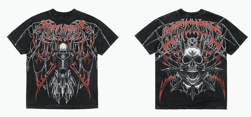 Ken Carson Ken Carson Affliction Clothing Complexcon Gorecore Scorn Tee Size US M / EU 48-50 / 2 - 3 Thumbnail