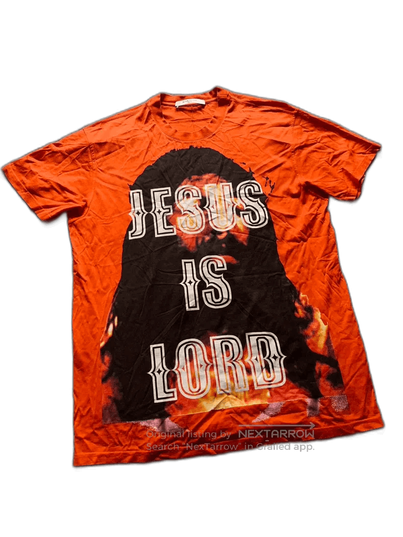 Givenchy Givenchy Runway Orange Print Short-sleeved Shirt. Size US S / EU 44-46 / 1 - 1 Thumbnail