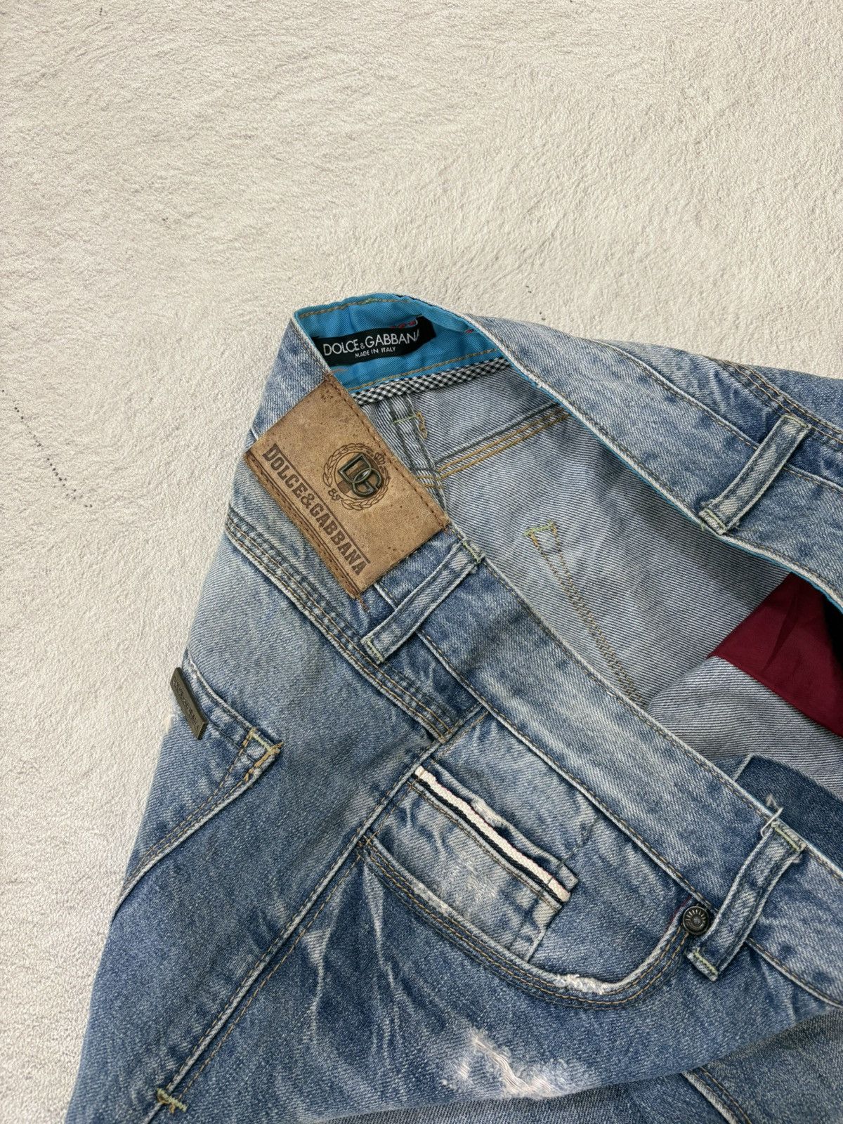 Dolce & Gabbana Dolce gabbana Distressed punk denim y2k style Size US 32 / EU 48 - 4 Thumbnail