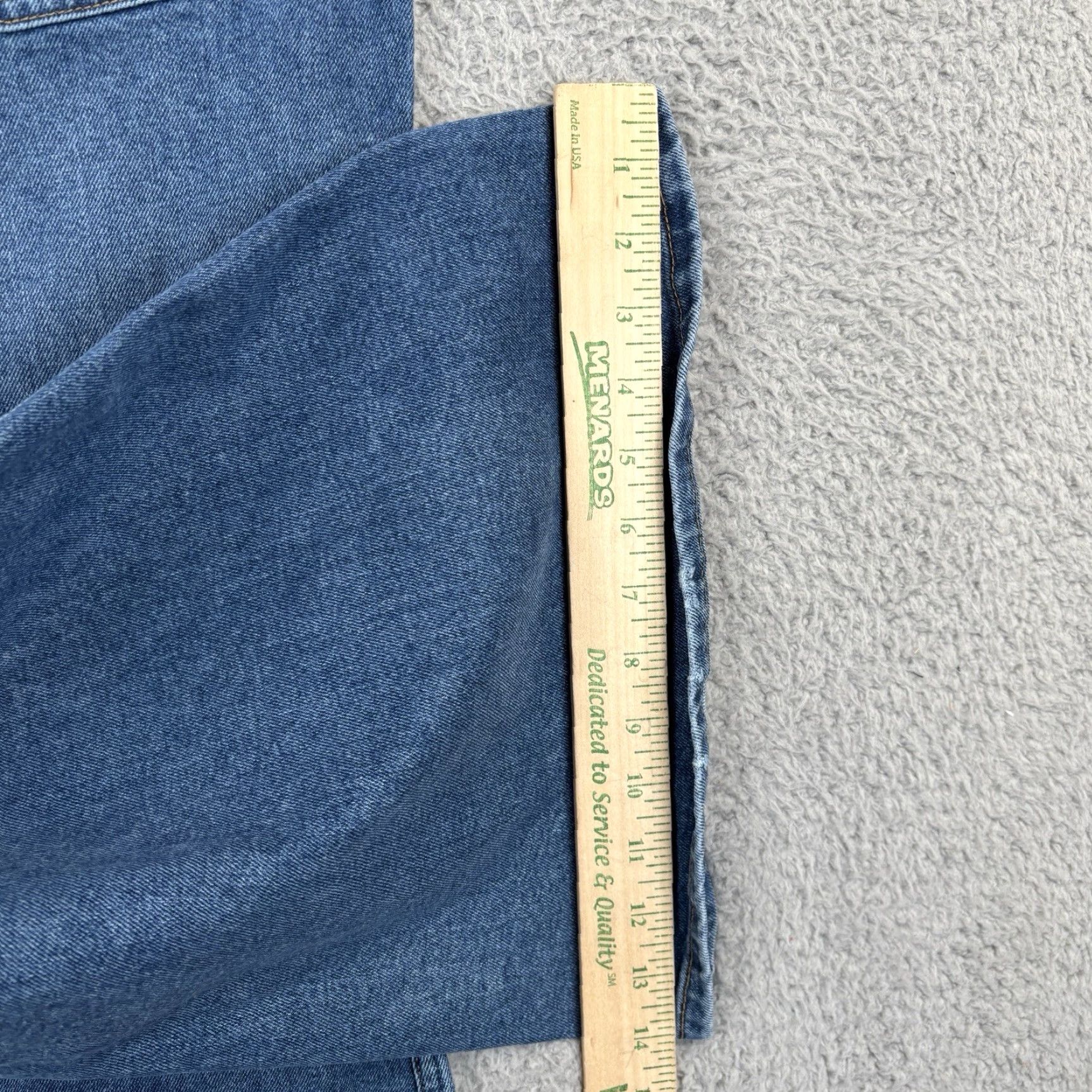 Wrangler Wrangler Women Wanderer 622 Denim Jeans 36x29 High Rise Flare Wide Leg Blue Jeans Size 25" / US 0 / IT 36 - 7 Thumbnail