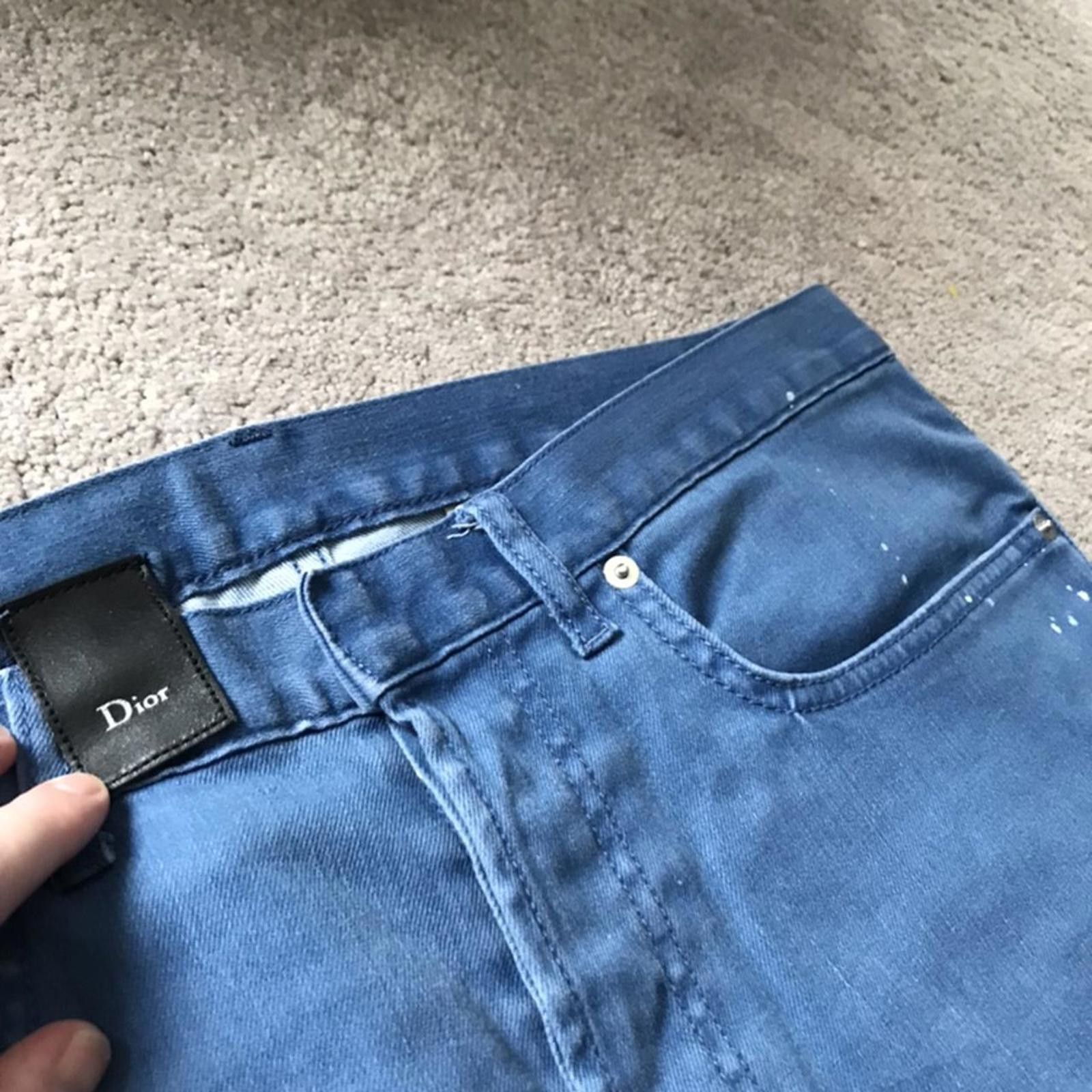 Dior Dior Homme Painted Jeans Size US 32 / EU 48 - 3 Thumbnail