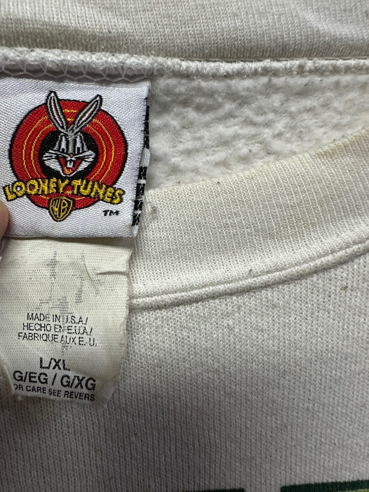 Warner Bros Vintage 90s Looney Tunes Tweety Tech Usa Size US XL / EU 56 / 4 - 7 Thumbnail