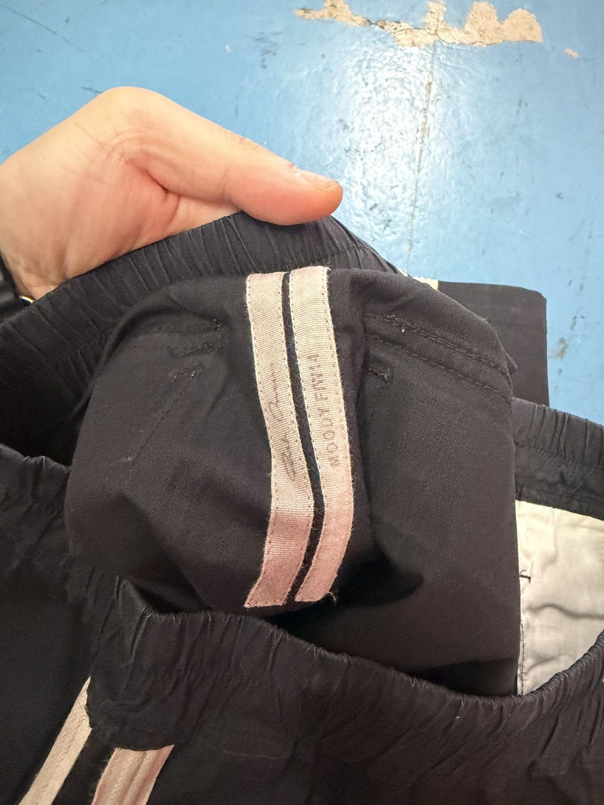 Rick Owens FW14 MOODY STRIPE SHORTS Size US 34 / EU 50 - 4 Thumbnail
