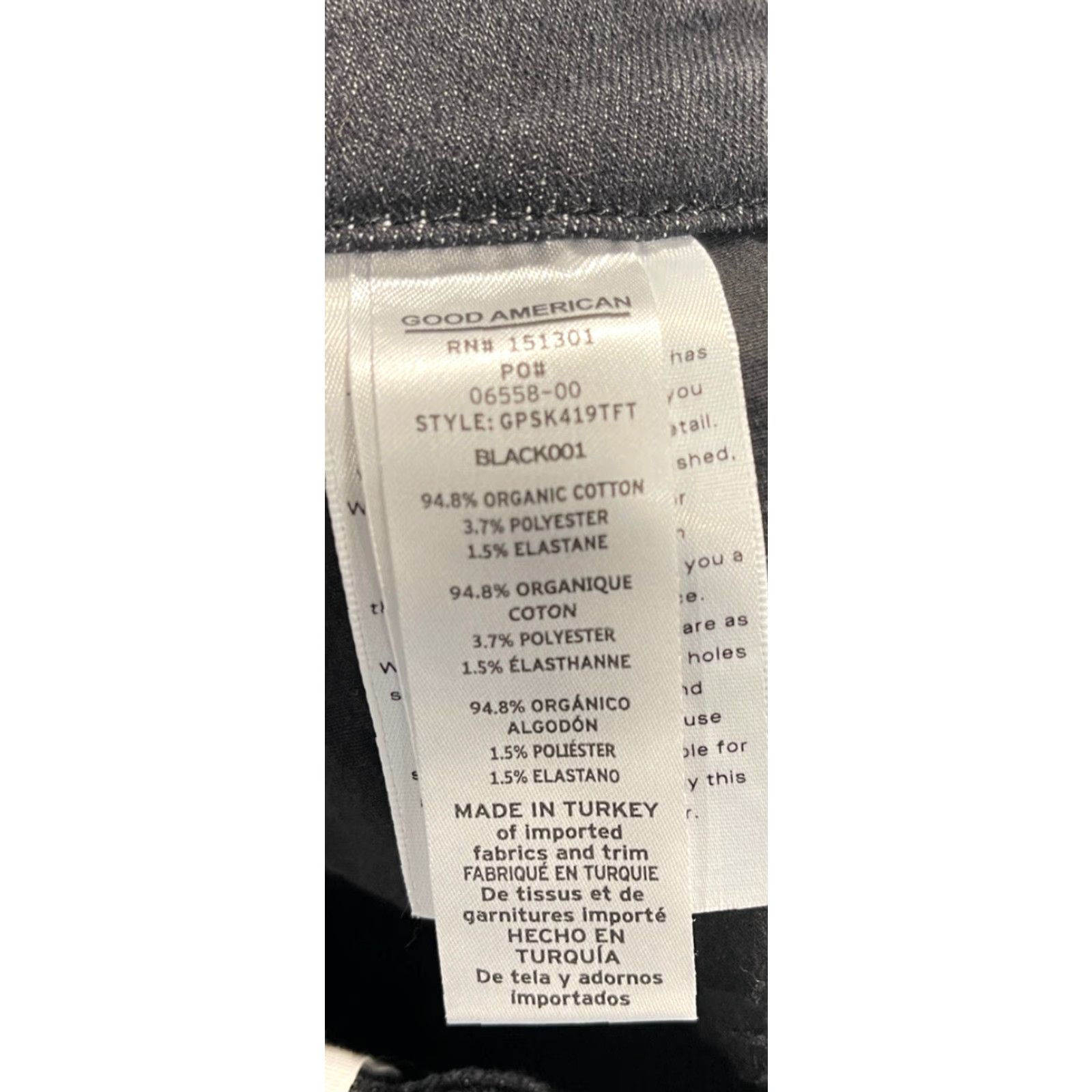 Good American GOOD AMERICAN Good Petite Skinny Jeans Black 8P Women Slim 5-Pocket Denim Cotton Blend Zip Closure Petite Sold by Good American Mens? Wait. Size 30" / US 8 / IT 44 - 4 Thumbnail