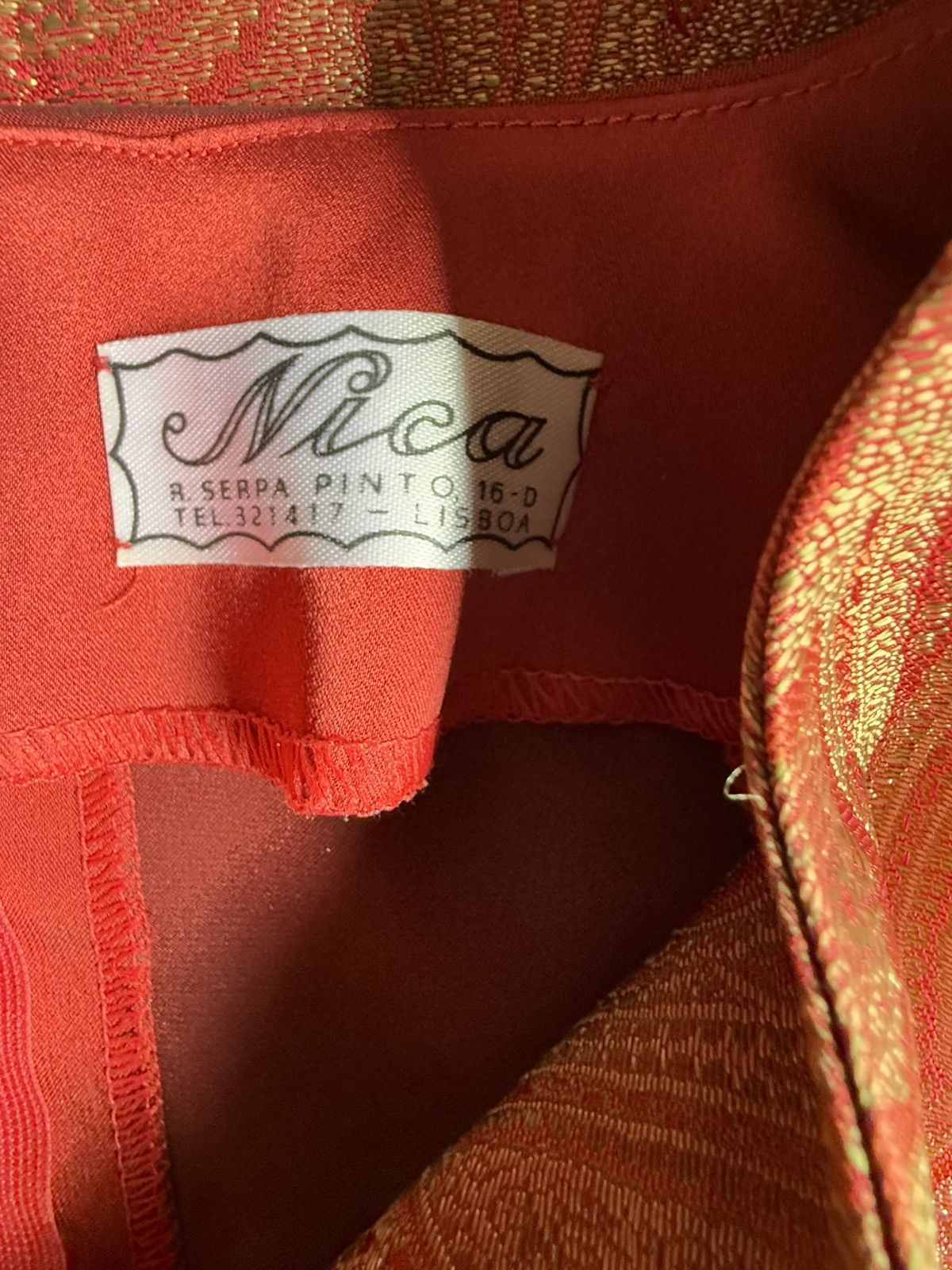 Vintage Vintage Red Dress & Paisley Blazer Nica Custom Made Size 40 Size L / US 10 / IT 46 - 8 Thumbnail