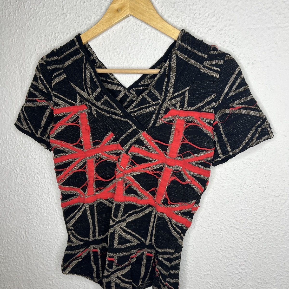 Designer × Vivienne Westwood × Wolford Vivienne Westwood x Wolford Bodysuit 2002 String Black Red Size M / US 6-8 / IT 42-44 - 4 Thumbnail