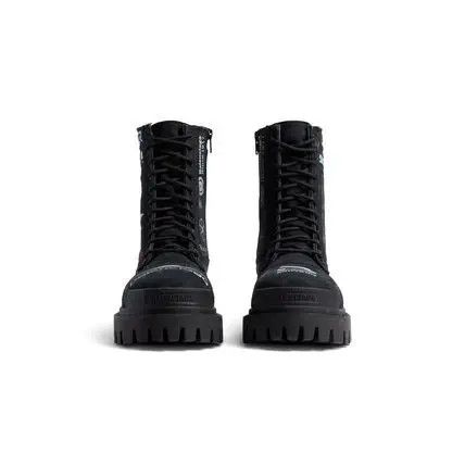 Balenciaga o1bcso1str0426 Combat Strike Boots in Multicolor Size US 7 / EU 40 - 3 Thumbnail