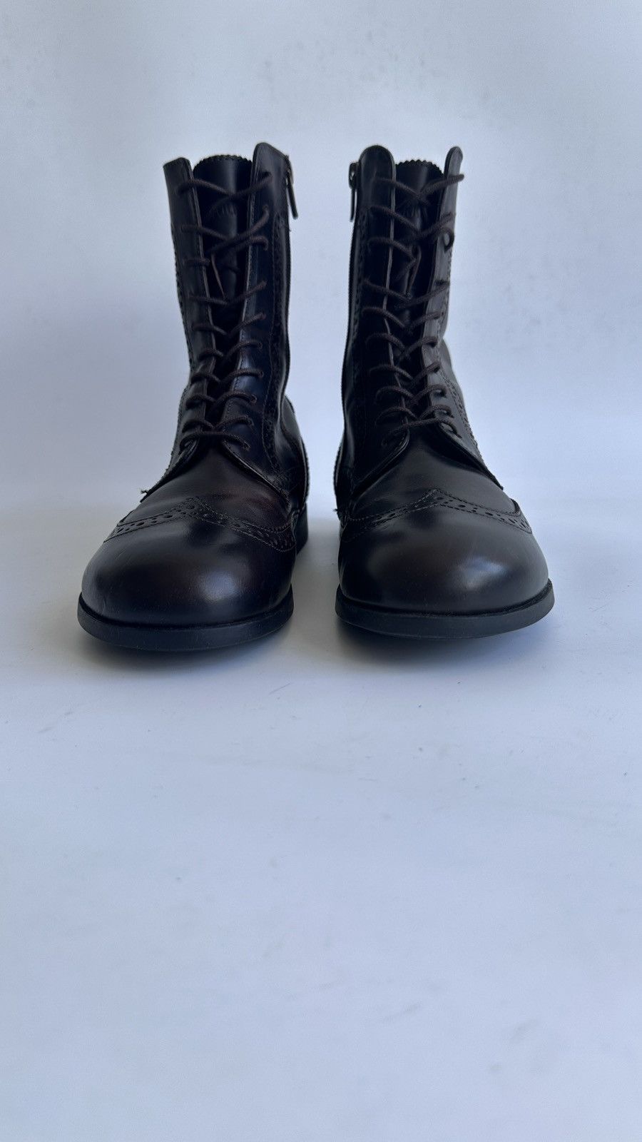 Birkenstock Rare Birkenstock Leather Brogue Boots Wingtip Zip Comfort Size US 8 / IT 38 - 3 Thumbnail