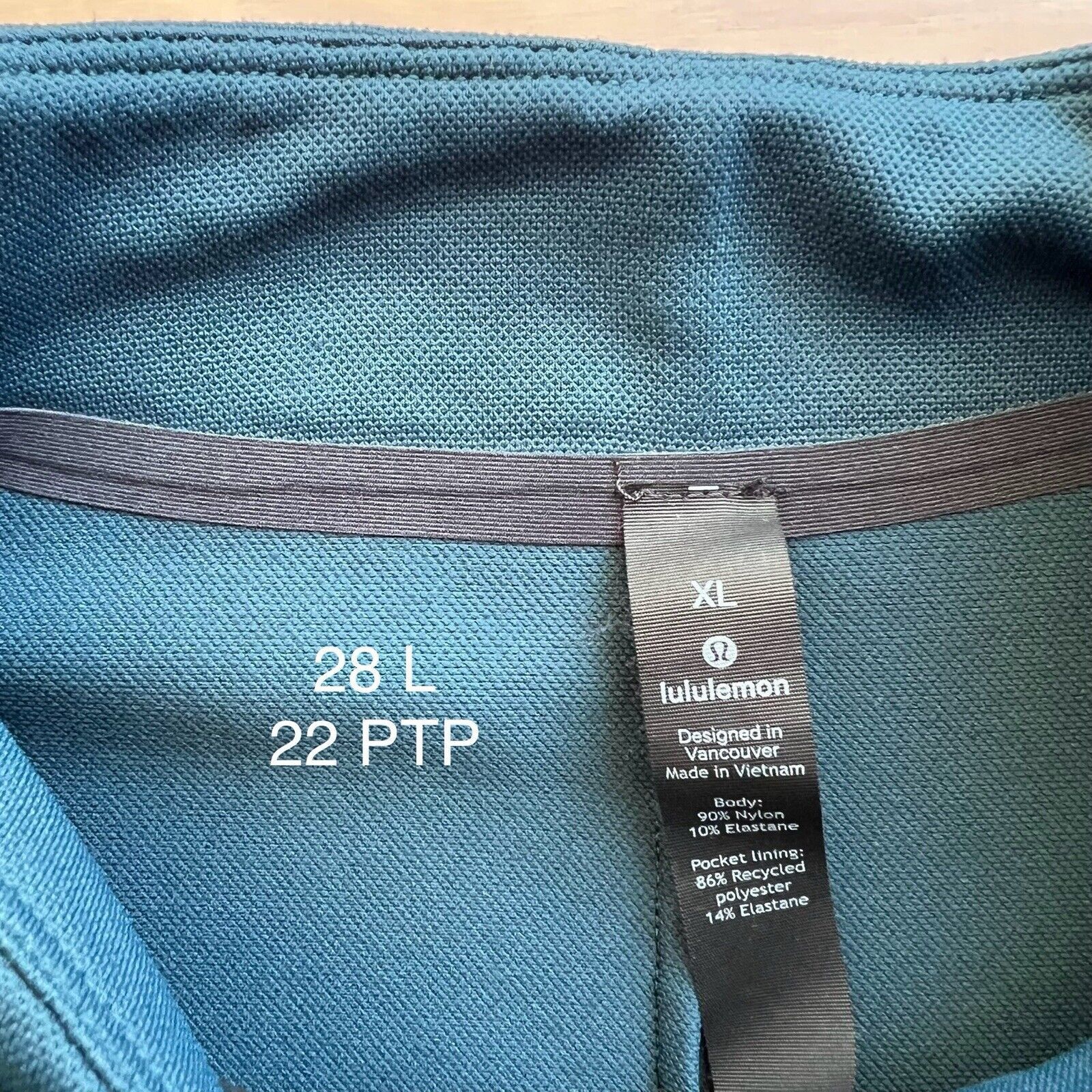 Lululemon Lululemon Division Zip Up XL Blue Pullover Workout Running Size US XL / EU 56 / 4 - 7 Thumbnail