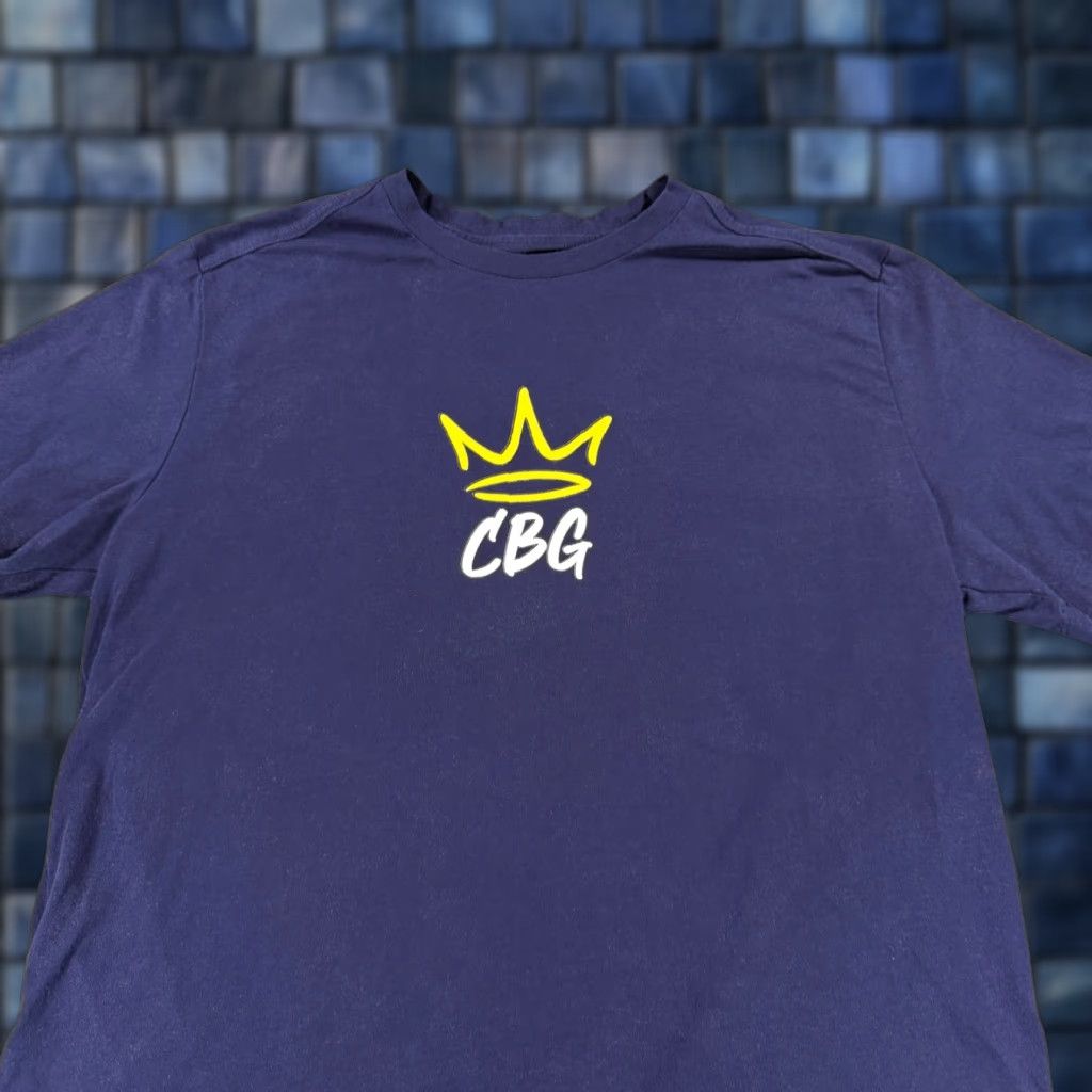 New Era New Era T-Shirt Men Large Navy Crown Logo Graphic Print University Shirt Short Sleeve Crew Neck Cotton Blend Polyester Blend Lightweight Size US L / EU 52-54 / 3 - 1 Thumbnail