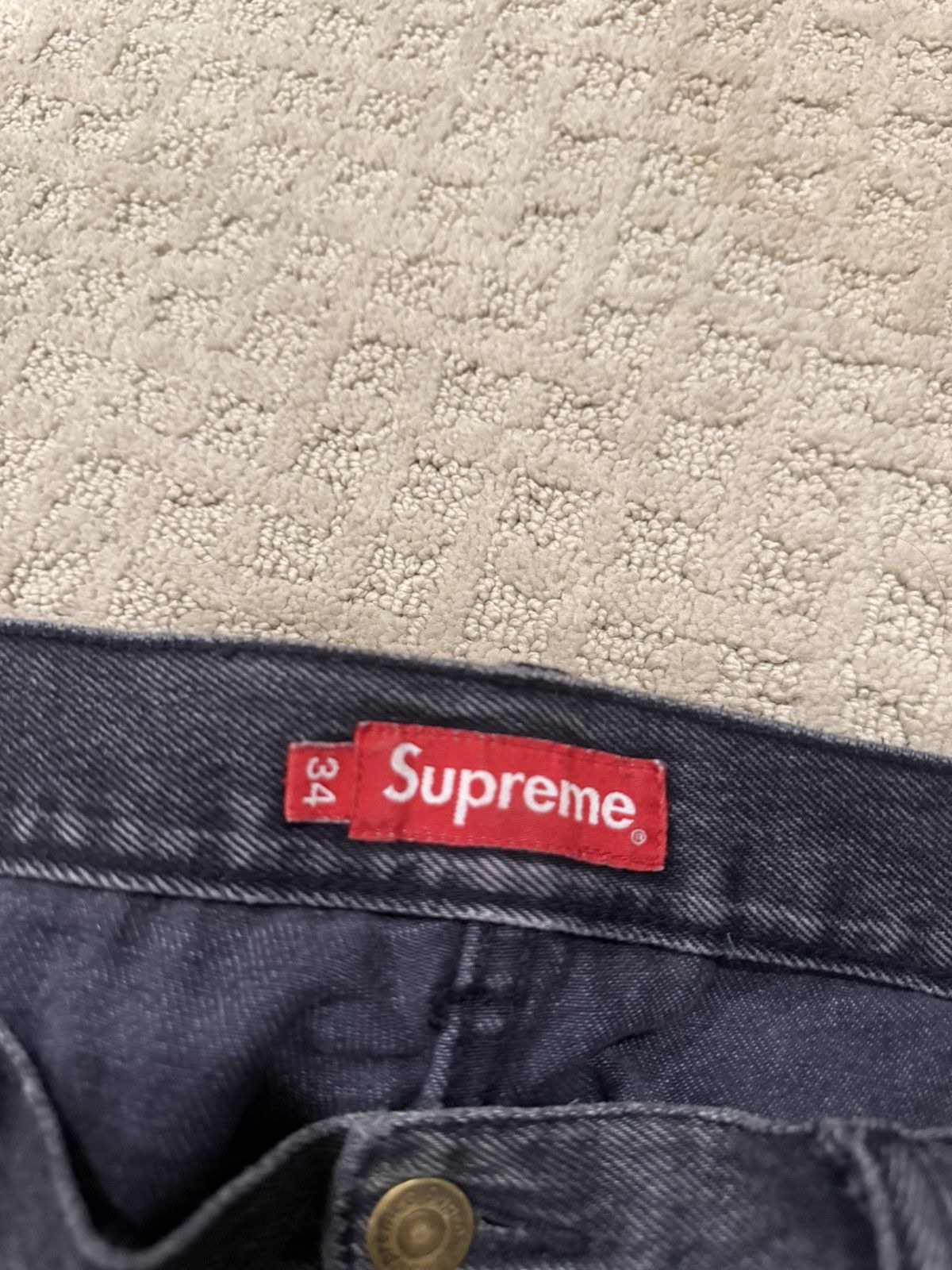 Supreme Supreme Workwear Denim Pant Size US 34 / EU 50 - 2 Thumbnail