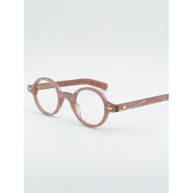 Valentino Valentino VLX-185E Eyeglasses Pink with Stones 43mm Round Size ONE SIZE - 1 Thumbnail