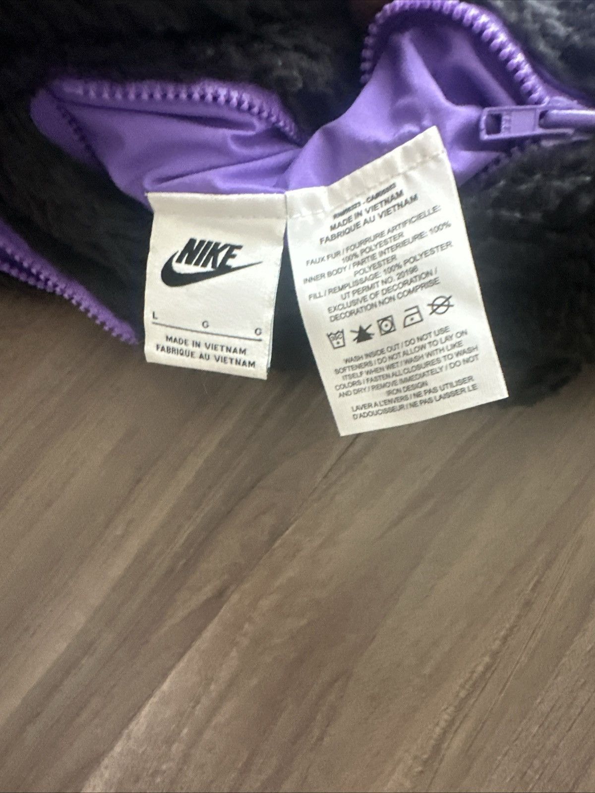 Nike Nike Men’s 2-in-1 Reversible Vest Black Purple (Fits XL) Size US L / EU 52-54 / 3 - 4 Thumbnail
