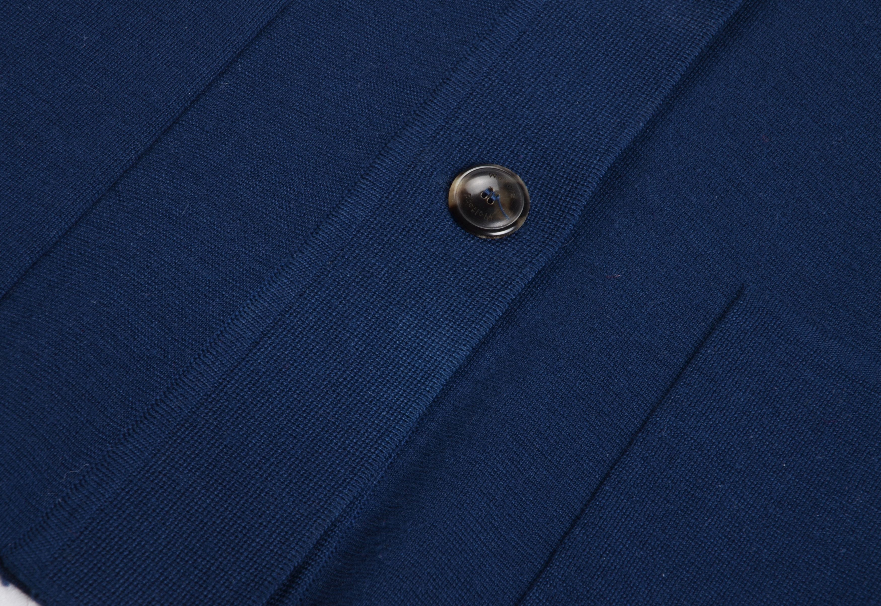Wolford Wolford Blue Virgin Wool 3 Button Tailored Blazer Size S / US 4 / IT 40 - 7 Thumbnail