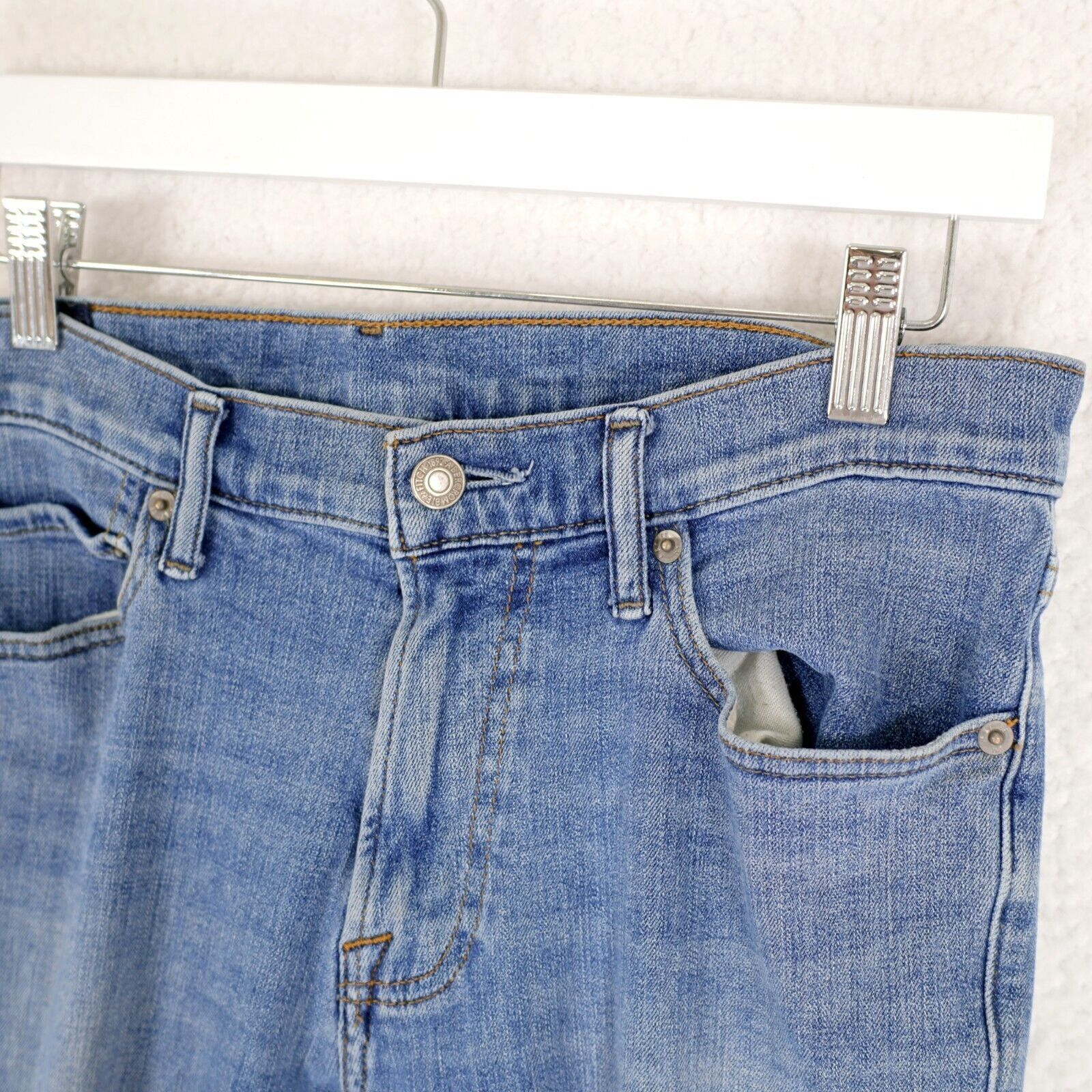 Abercrombie & Fitch Abercrombie & Fitch Stretch Felix Super Skinny Blue Denim St Size US 31 - 4 Thumbnail