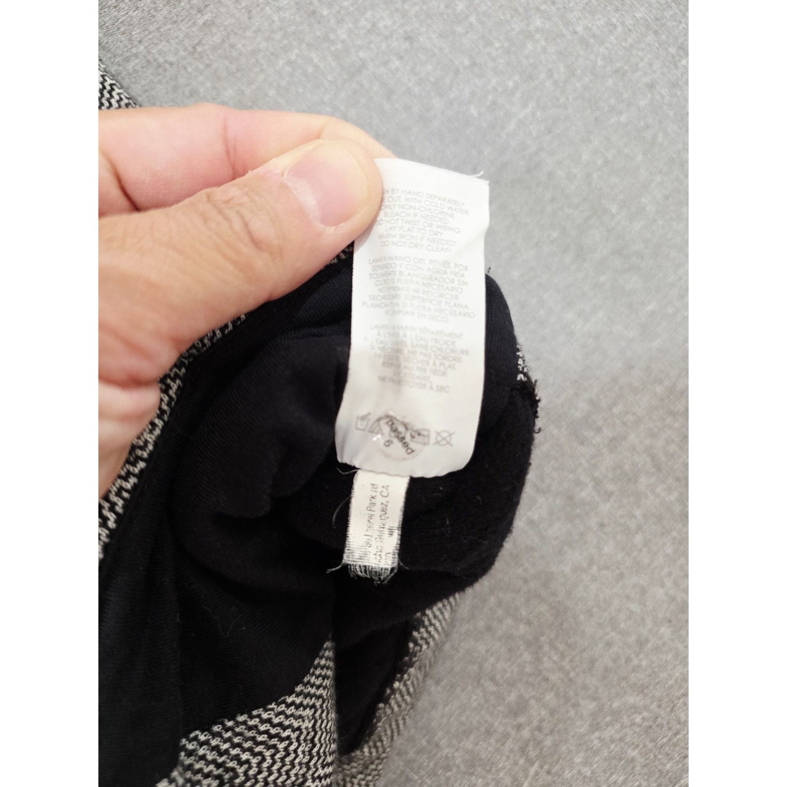 Other Cabi Womens Jacket Size L Gray Quilted Offset Zipper Coat Size L / US 10 / IT 46 - 6 Thumbnail