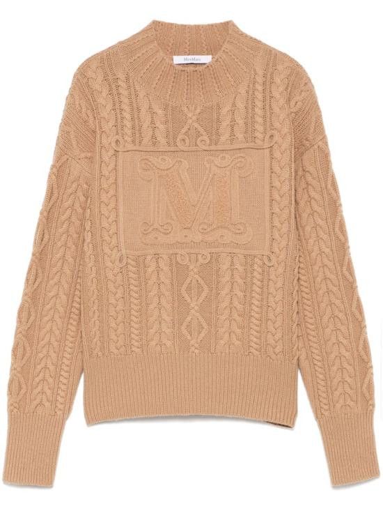 Max Mara MAX MARA Women Sweater 2511361041600 MIRANDA005 Beige Size S / US 4 / IT 40 - 1 Thumbnail