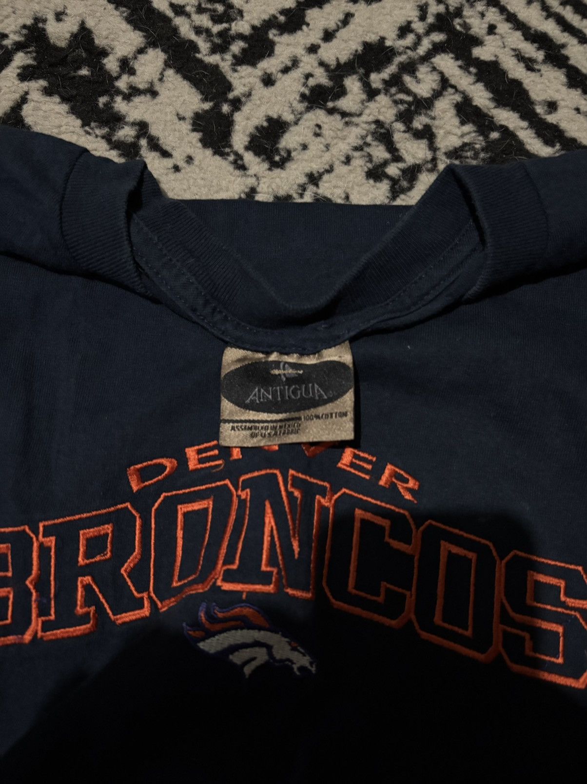 NFL × Vintage Vintage Denver Broncos Tee Size US L / EU 52-54 / 3 - 3 Thumbnail