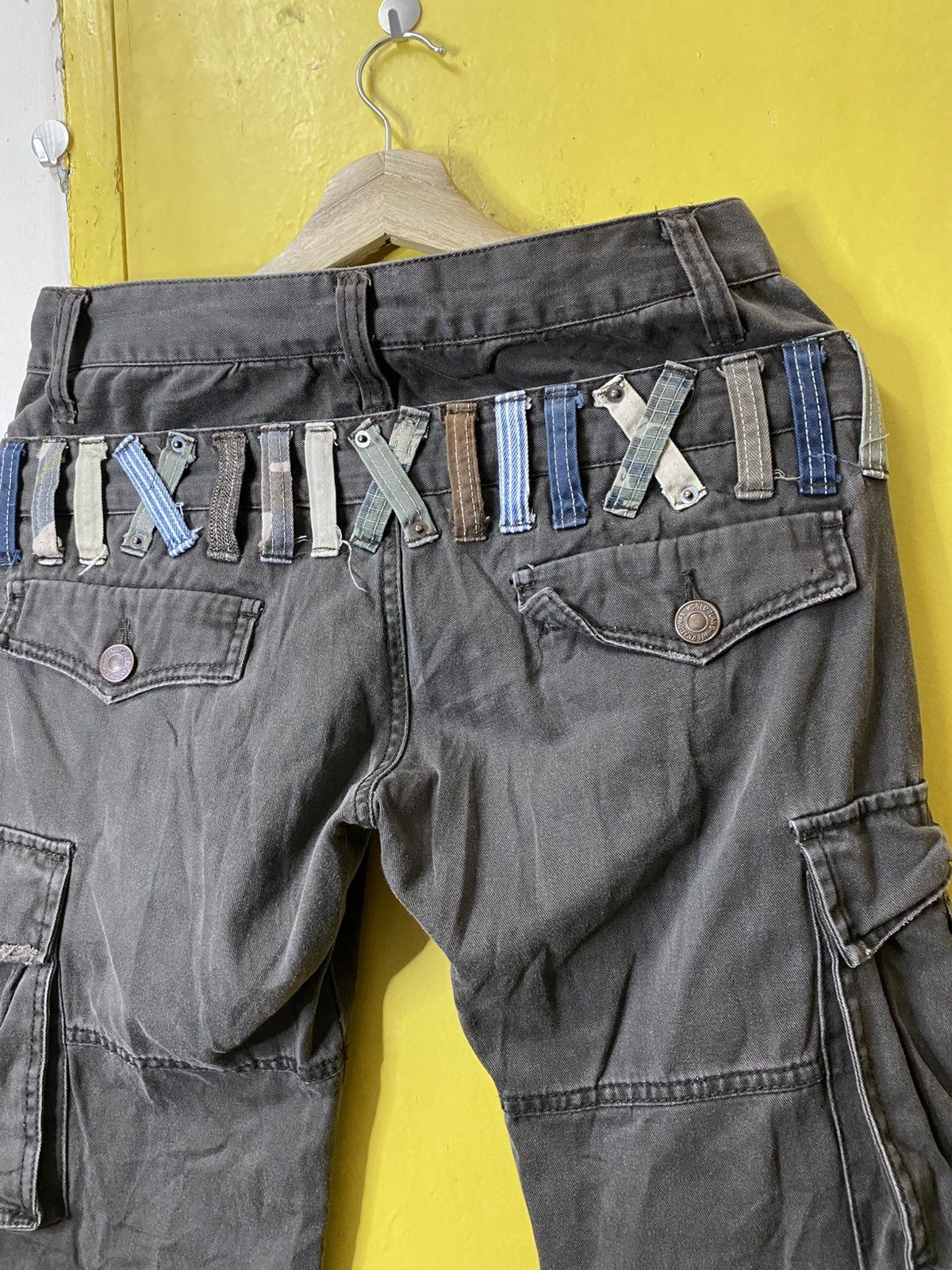 Other Vintage Dominate Double Waist Cargo Pants Size US 29 - 4 Thumbnail