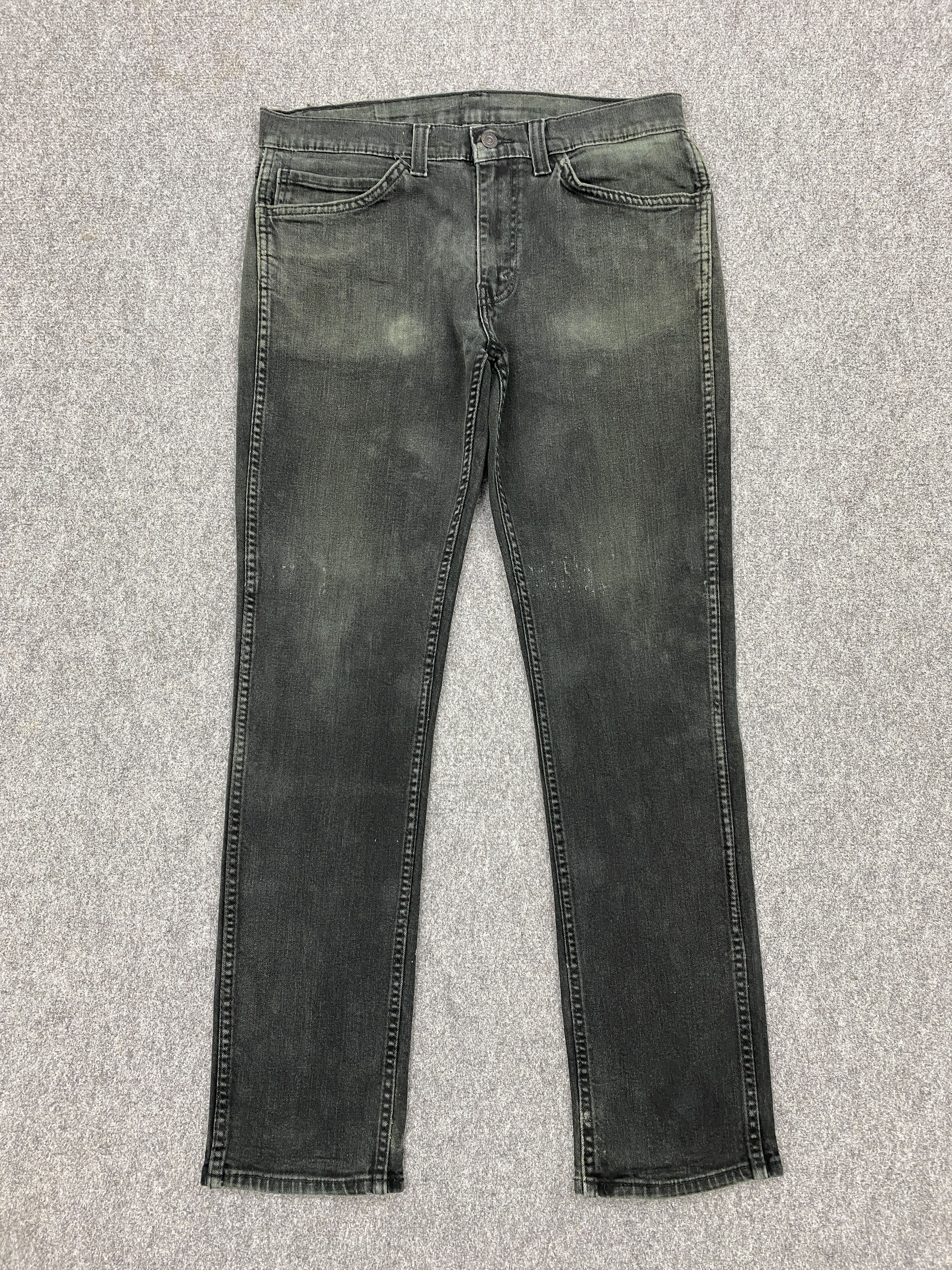 image of Levis 511 Faded Black Jeans, Men's (Size 33)