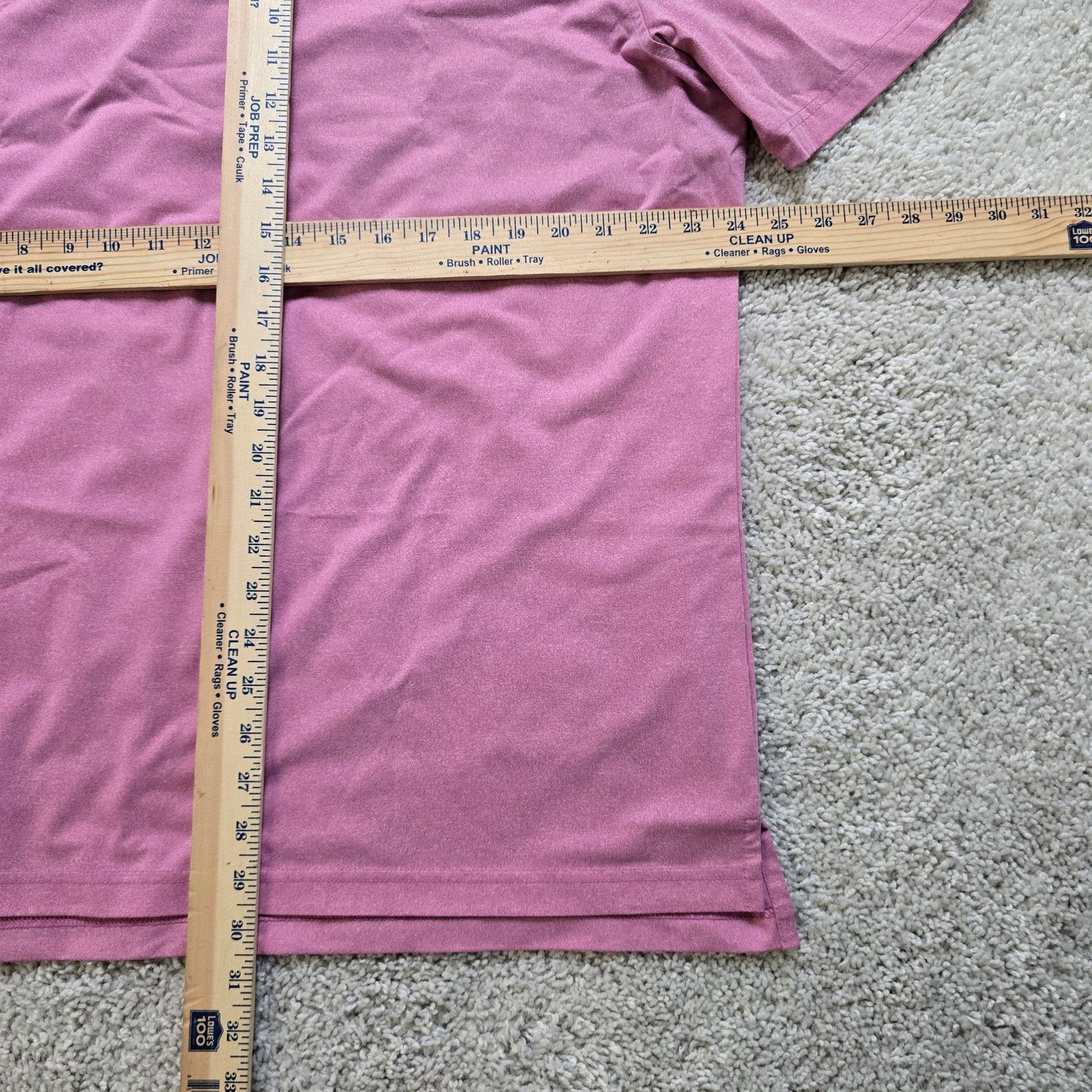 Other Johnnie-O Mens Performance Golf Stretch Polo Pink XL USA Size US XL / EU 56 / 4 - 3 Thumbnail