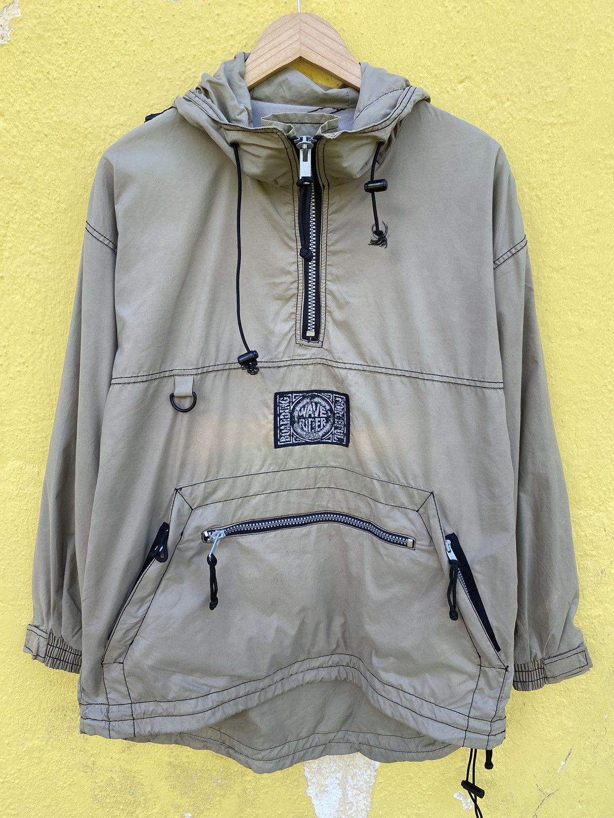 Vintage Vintage wave rider boarding hoodie half zip jacket Size US M / EU 48-50 / 2 - 4 Thumbnail