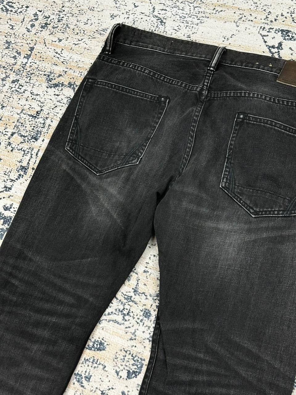 Allsaints Allsaints Dark Denim Iggy Fit Black Jeans Pants Faded Size US 34 / EU 50 - 9 Thumbnail