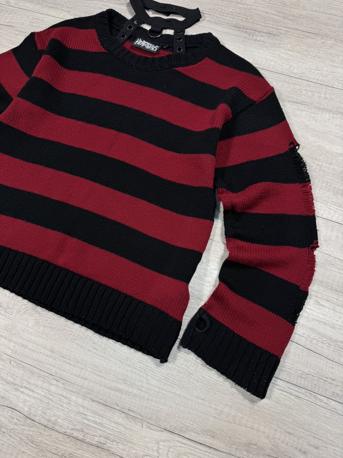 Japanese Brand Heartless Gothic Sweater Ifsixwasnine LGB Nirvana Style Y2K Size US M / EU 48-50 / 2 - 2 Thumbnail