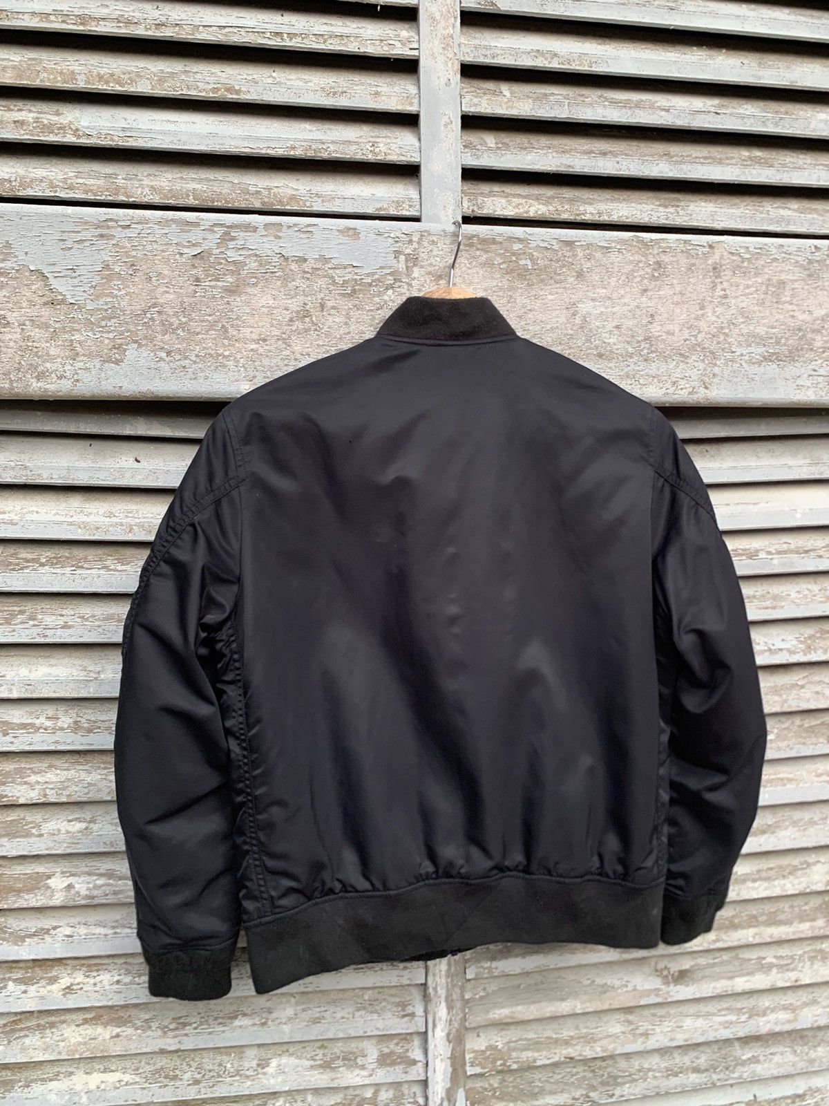 Japanese Brand 🪖UNIQLO ALL BLACK BOMBER JACKET Size US XS / EU 42 / 0 - 8 Thumbnail