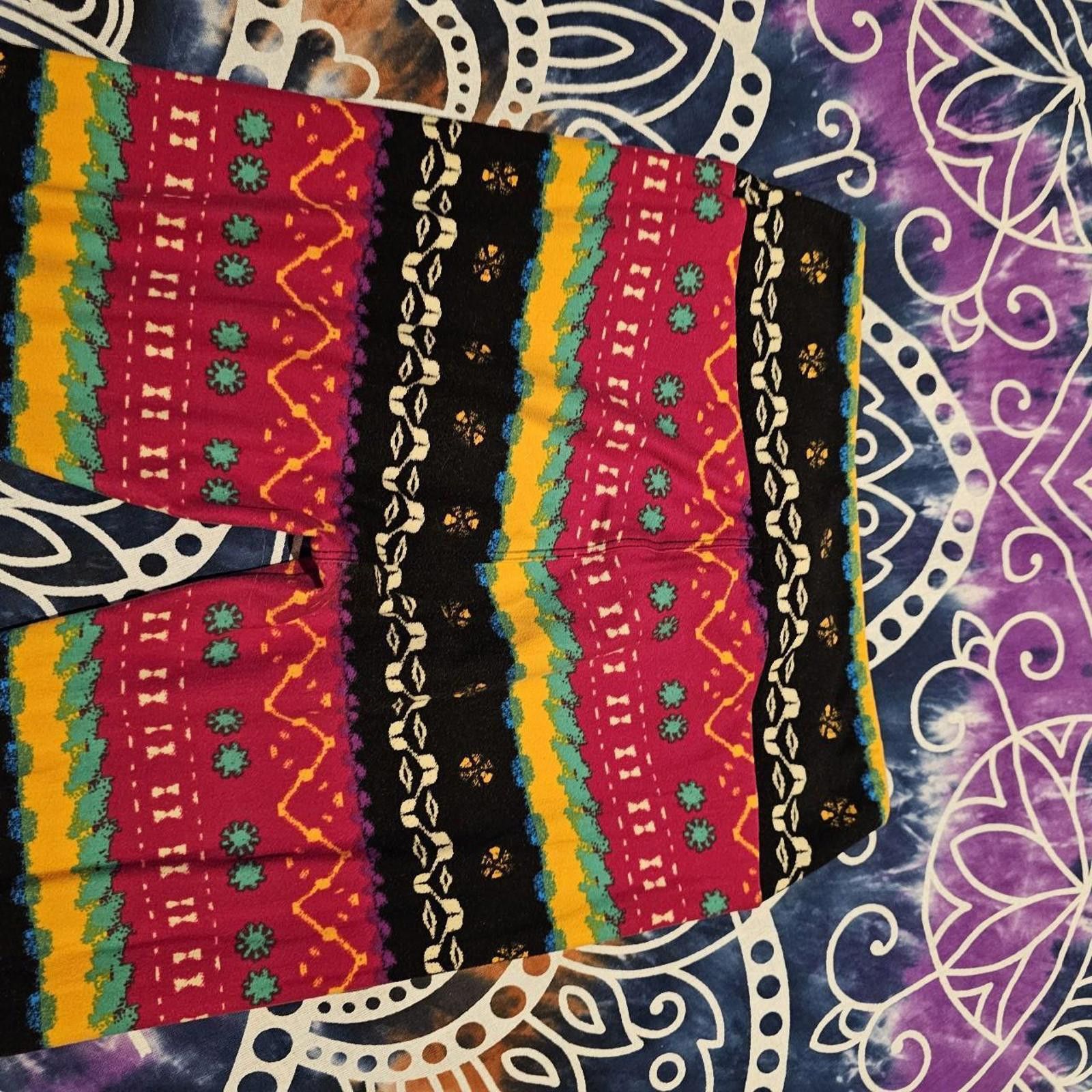 Designer LuLaRoe Women's Multi Colored Legging Size 30" / US 8 / IT 44 - 6 Thumbnail