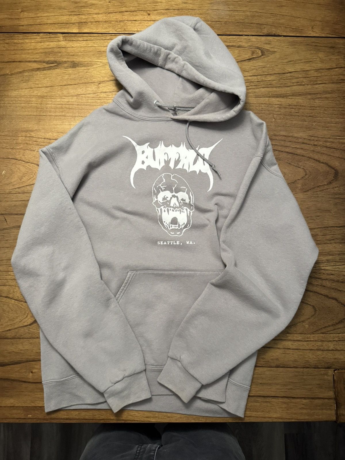 Other Grey hoodie with skull design M Size US M / EU 48-50 / 2 - 1 Thumbnail