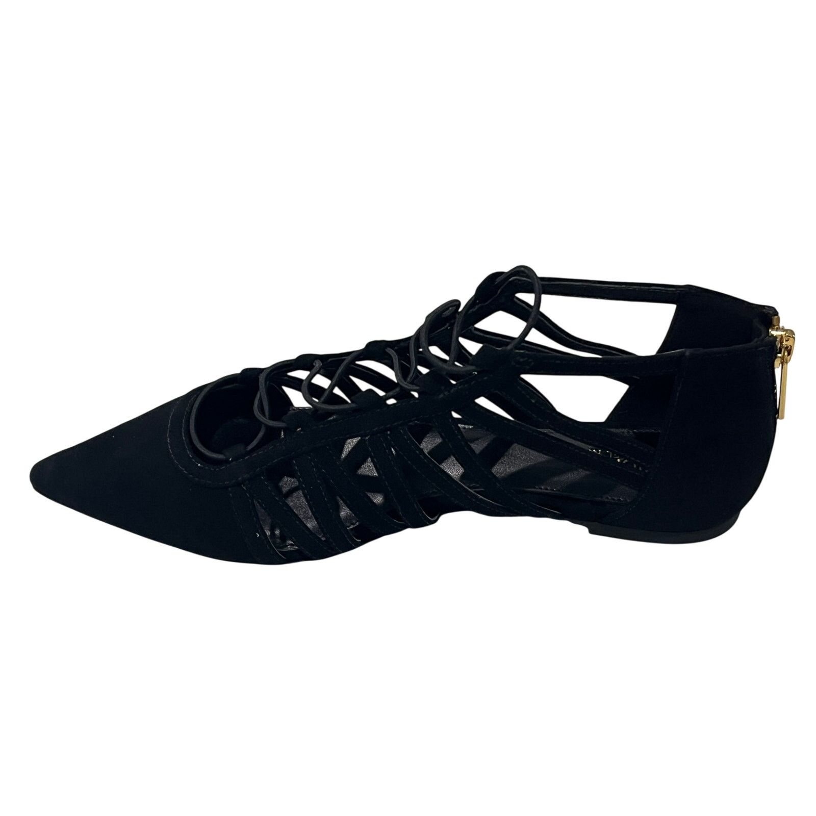 Michael Kors *DS36 MICHAEL KORS Strappy Suede Pointed Toe Flats Size 6 Size US 6 / IT 36 - 4 Thumbnail