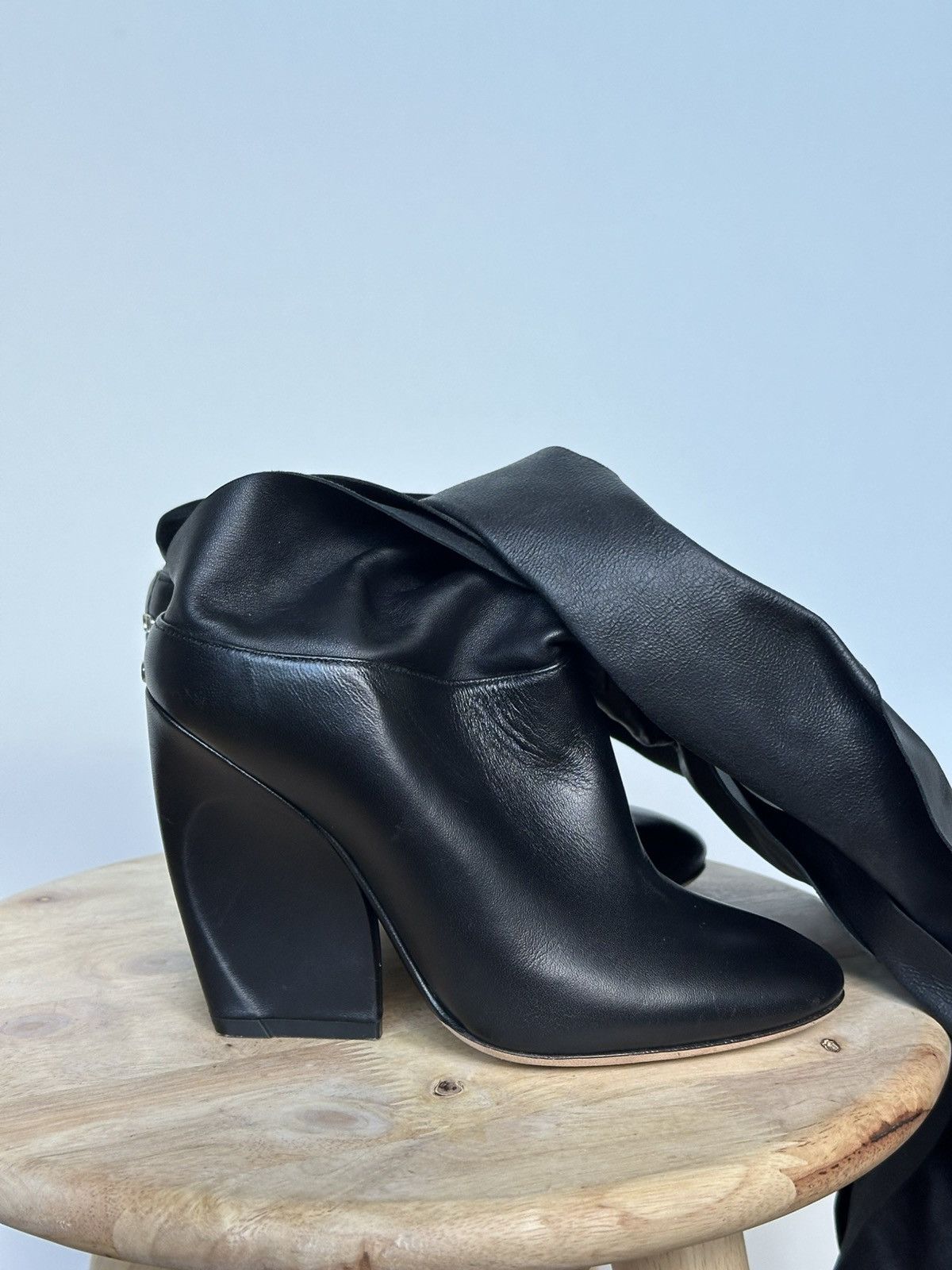 Designer × Dior Dior leather tied boots Rare Size US 5 / IT 35 - 10 Thumbnail
