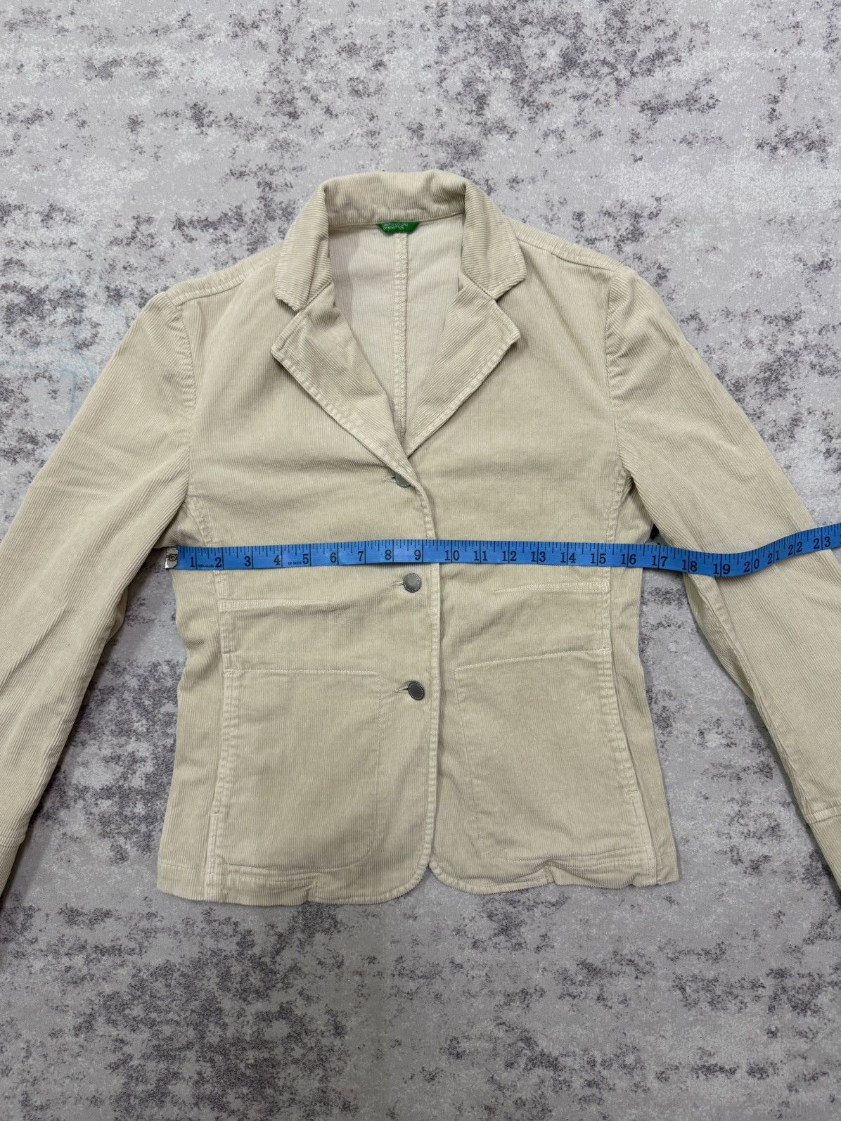 United Colors Of Benetton United colors of benetton coduroy open colar blazer jacket Size XS / US 0-2 / IT 36-38 - 16 Thumbnail