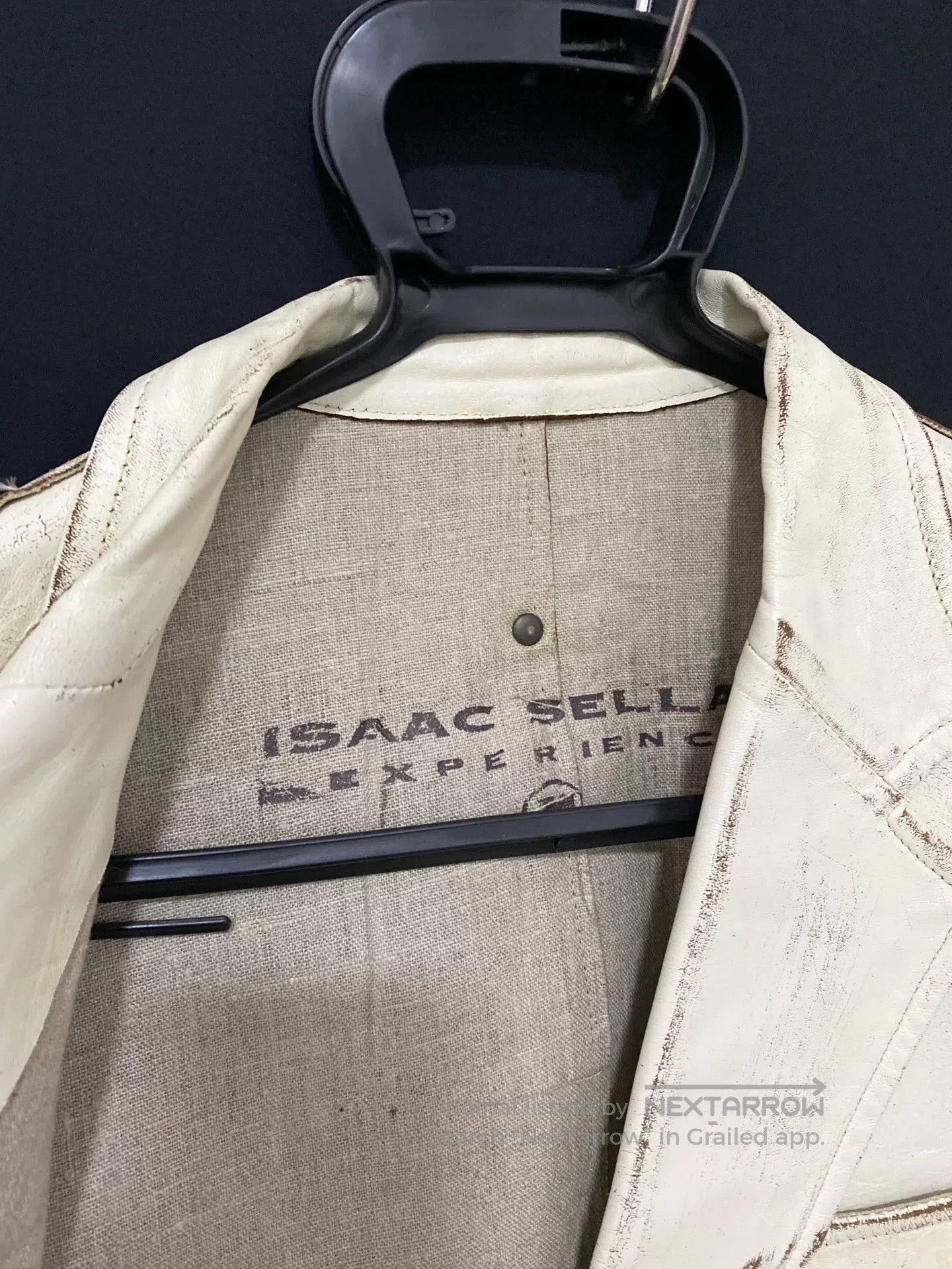 Isaac Sellam Experience Issac Sellam Distressed Leather Jacket. Size US M / EU 48-50 / 2 - 7 Thumbnail